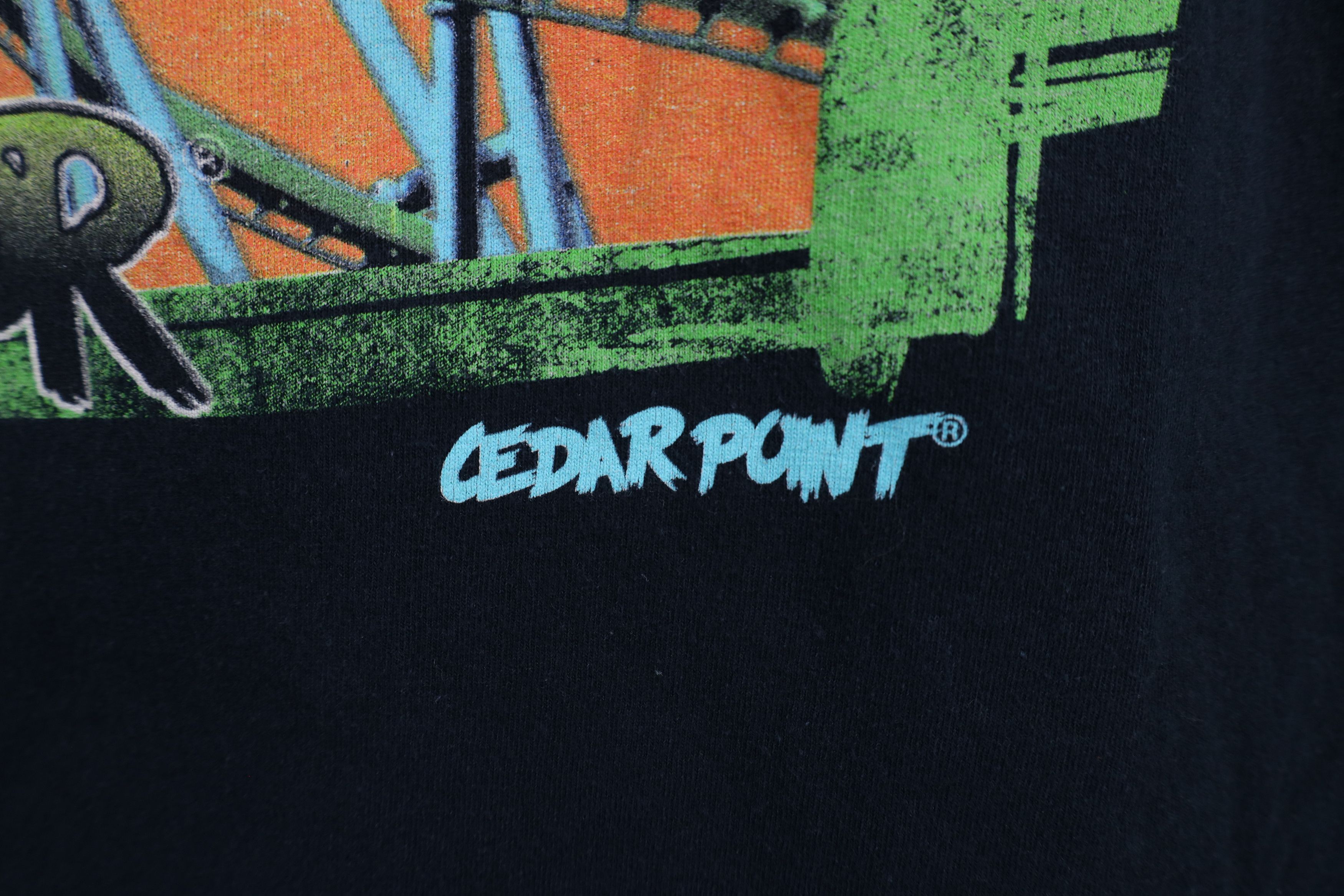Vintage Vintage Y2K Cedar Point Raptor Roller Coaster T-Shirt Black Size US M / EU 48-50 / 2 - 7 Thumbnail