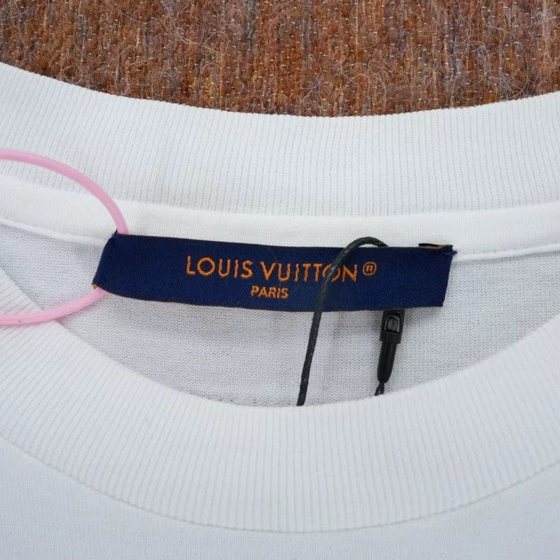 Louis Vuitton Louis Vuitton White Dove Short Sleeve T-Shirt-2507 Size US M / EU 48-50 / 2 - 3 Thumbnail