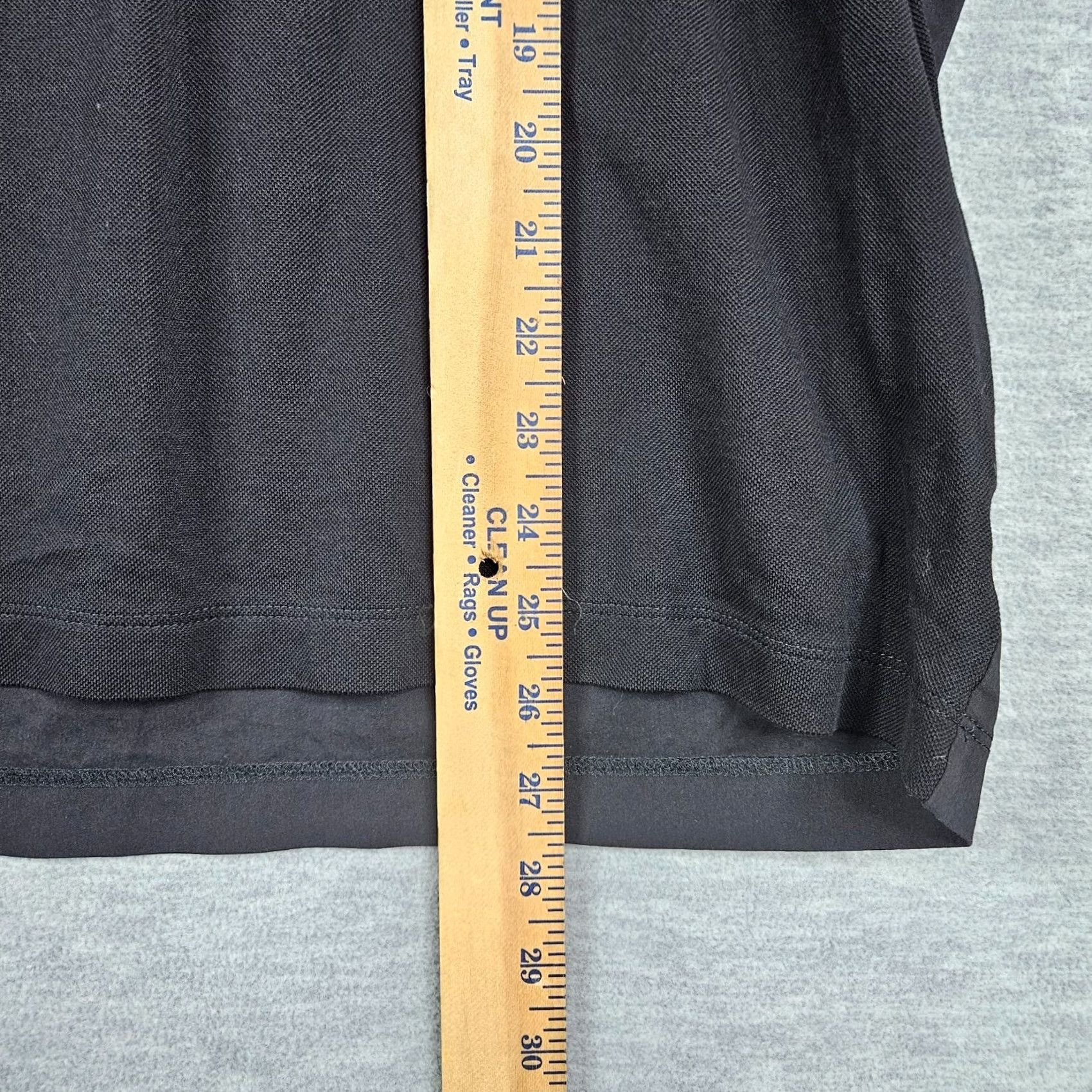 Theory Theory Men’s Black Cotton Quarter Zip Short Sleeve Collar Polo Shirt L Size US L / EU 52-54 / 3 - 7 Thumbnail