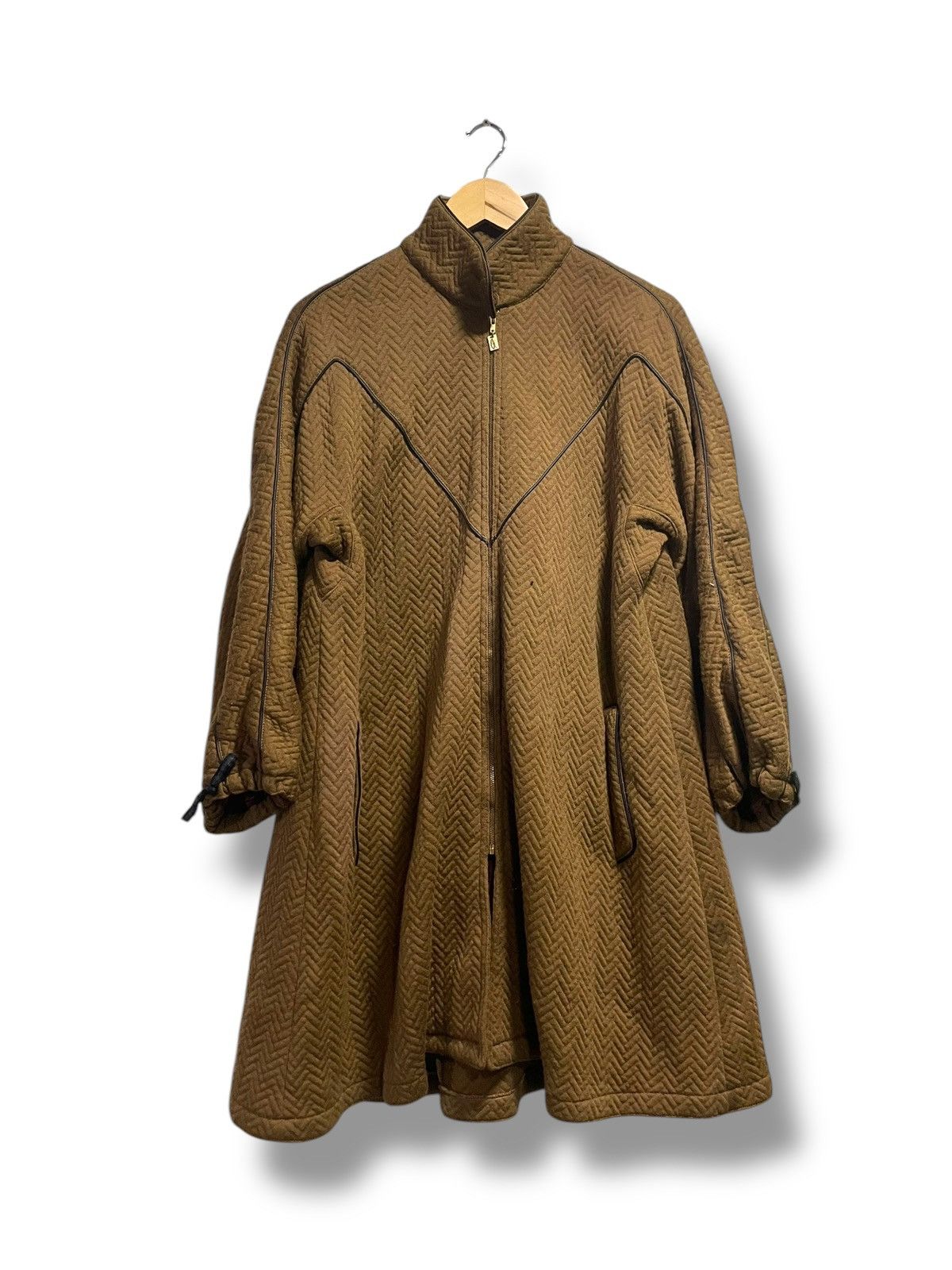 Japanese Brand × Vintage GK Japanese Brand Zipped Long Coat (76) Size US S / EU 44-46 / 1 - 1 Thumbnail