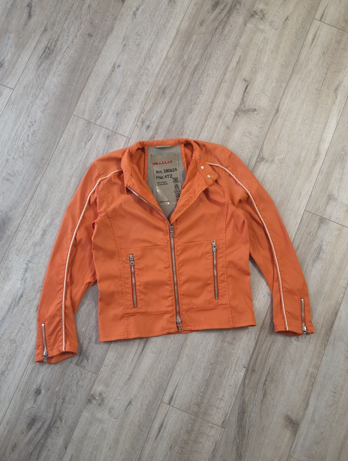 Prada Prada Nylon Jacket Made in Italy Size L / US 10 / IT 46 - 2 Thumbnail
