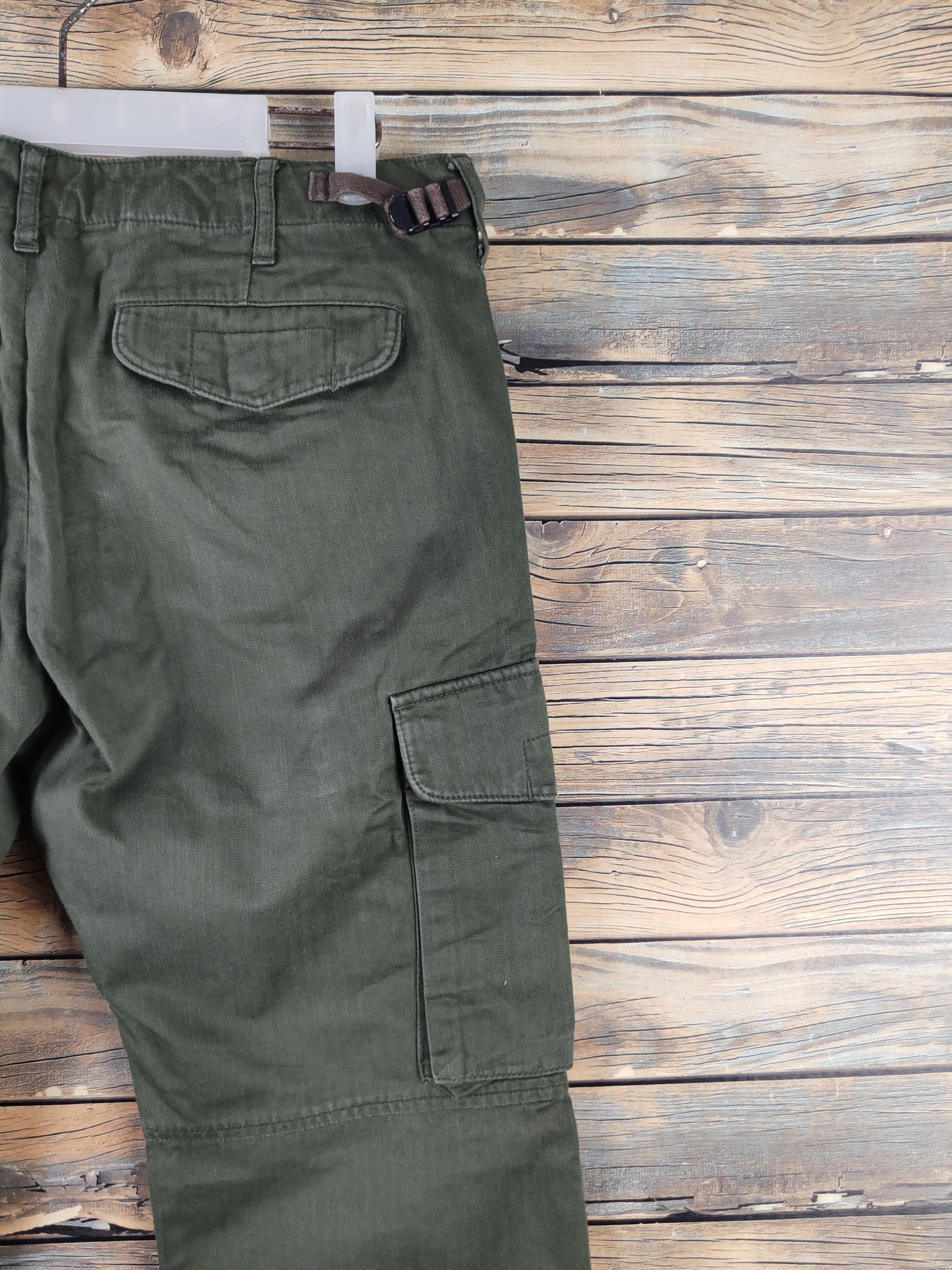 United Arrows DL Beauty& Youth -United Arrows Green Cargo Pants #863 Size US 31 - 10 Thumbnail