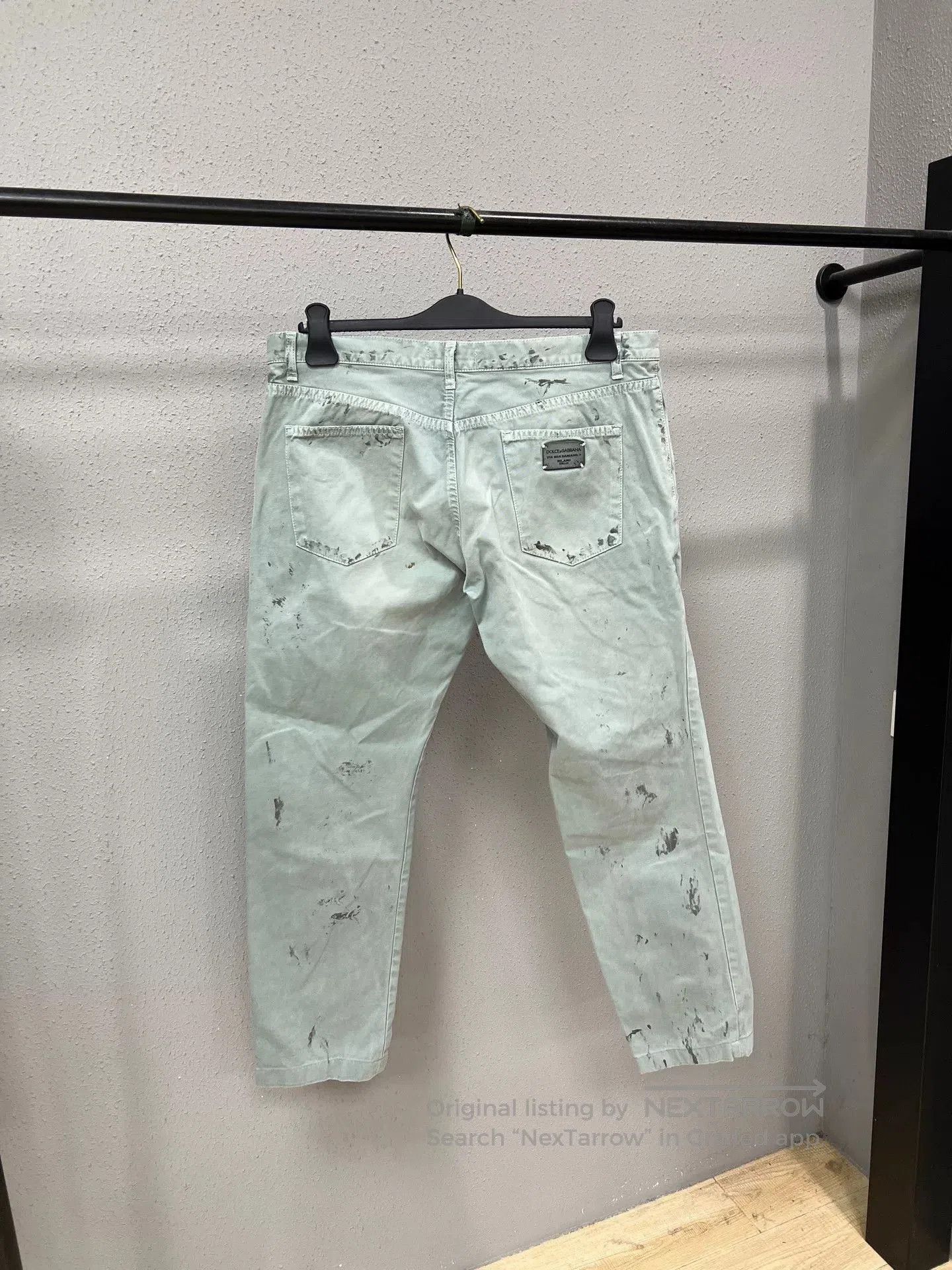 Dolce & Gabbana D&G Distressed Paint Jeans. Size US 34 / EU 50 - 2 Thumbnail