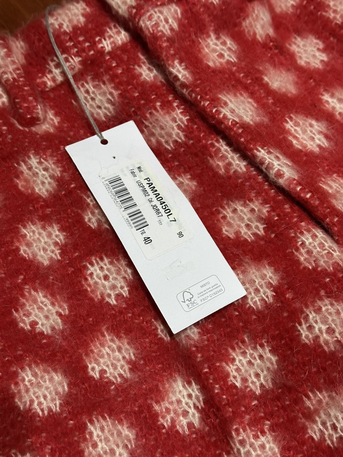 Marni Marni DINGYUN ZHANG fw23 Mohair red & white dots pants Size 27" / US 4 / IT 40 - 5 Thumbnail