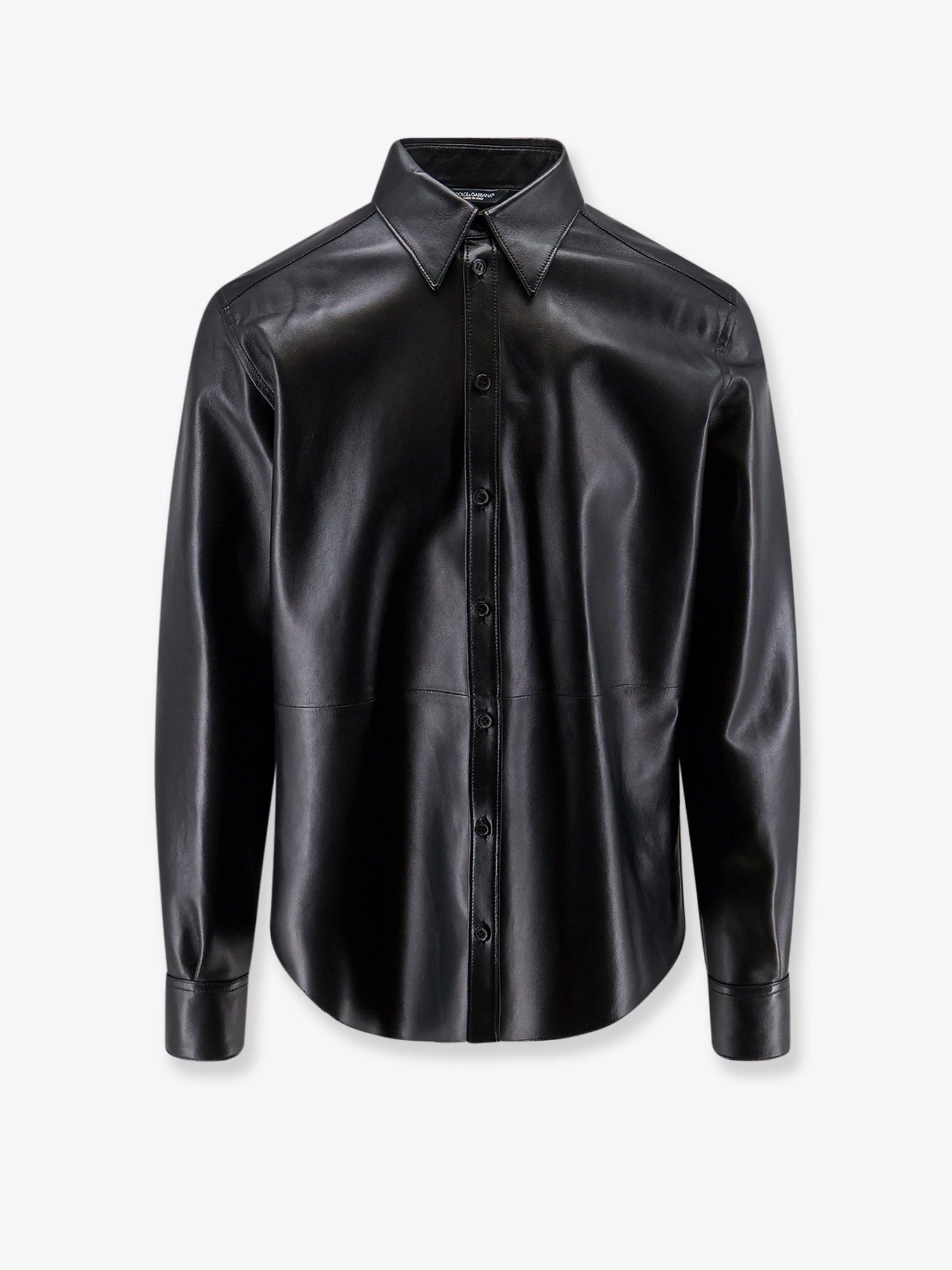 Dolce & Gabbana Leather Shirt/Jacket Size US M / EU 48-50 / 2 - 1 Thumbnail