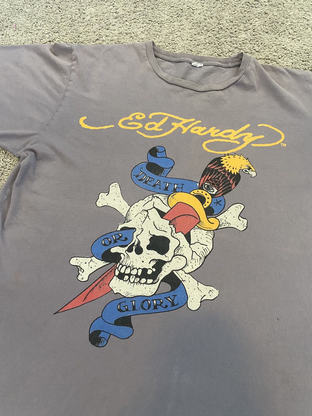 Ed Hardy × Vintage Ed Hardy T shirt skull vintage Size US L / EU 52-54 / 3 - 3 Thumbnail
