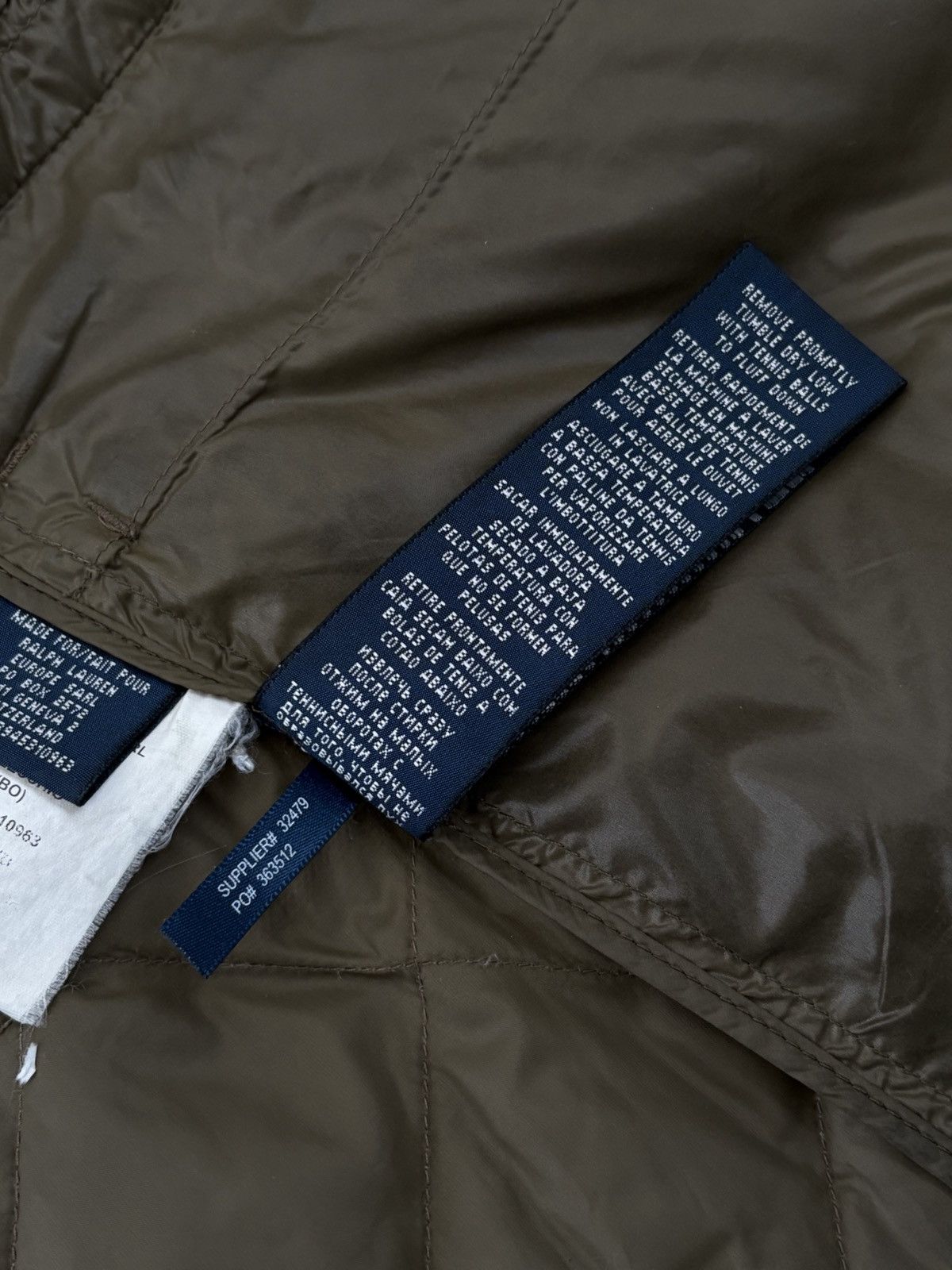 Ralph Lauren Ralph Lauren Olive Green Down & Feather Quilted Zip Jacket Size M / US 6-8 / IT 42-44 - 19 Thumbnail