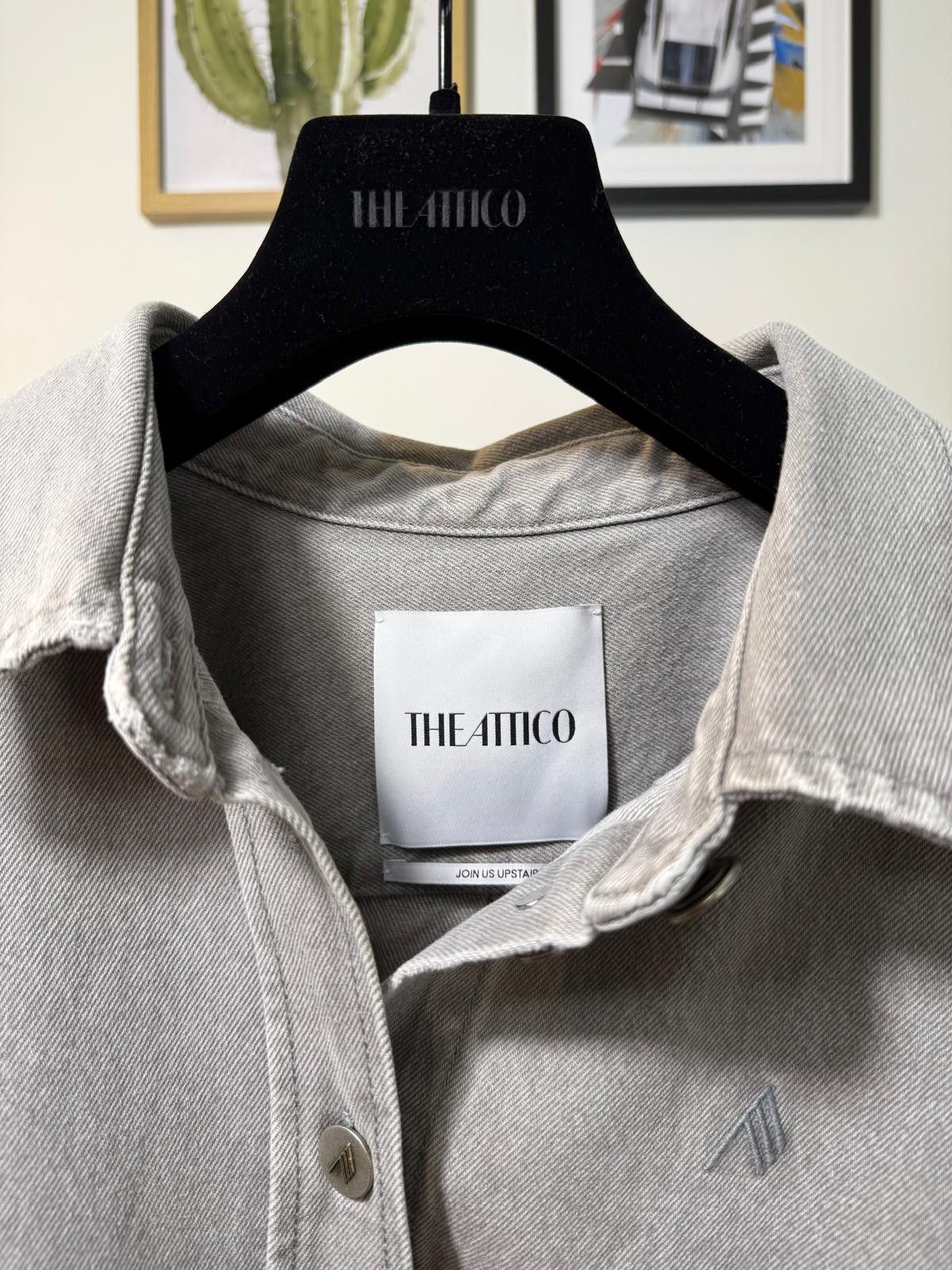 The Attico The Attico cut-out detail asymmetric collar shirt Size S / US 4 / IT 40 - 2 Thumbnail
