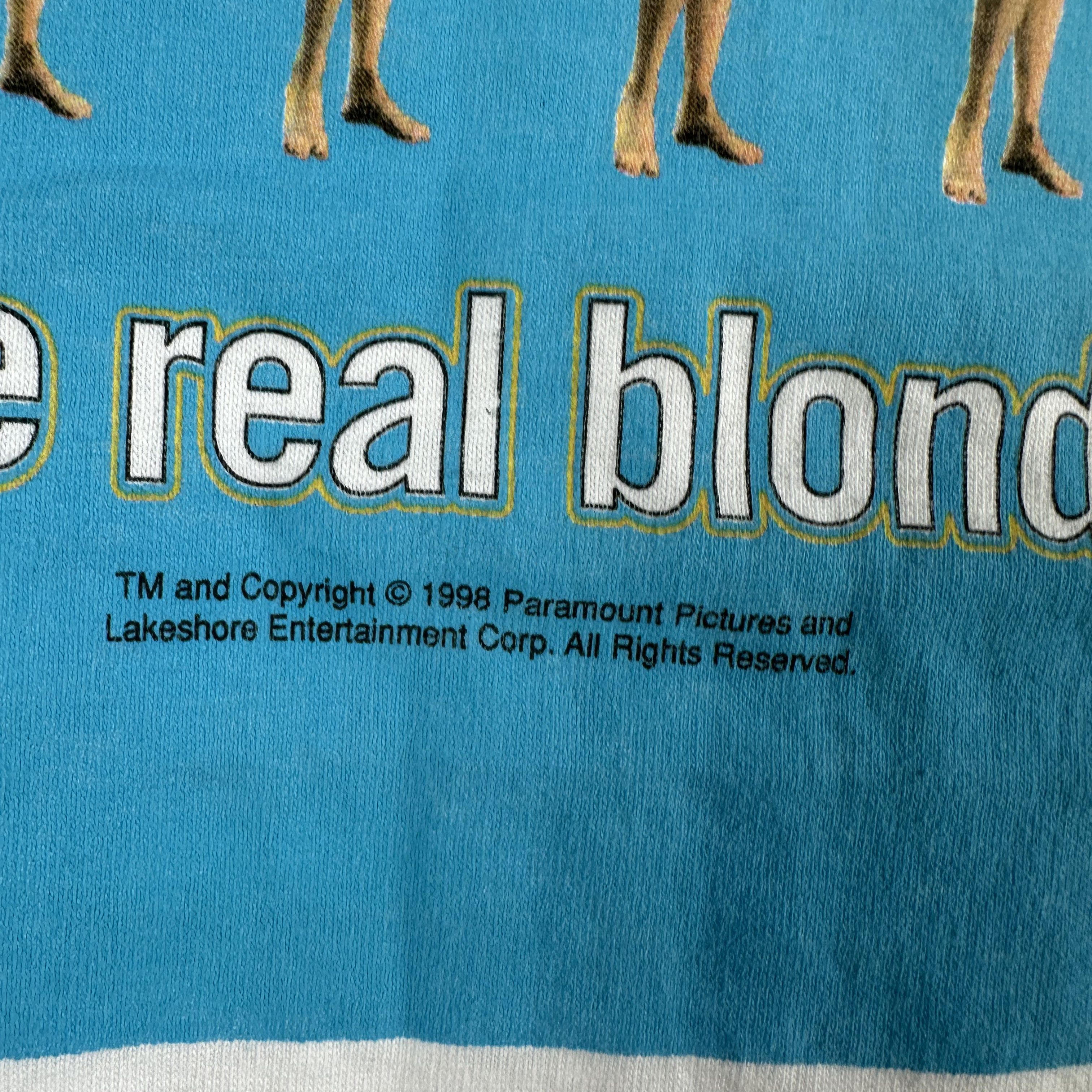 Vintage 1998 The Real Blonde Paramount Pictures Movie Promo T-Shirt Size US XL / EU 56 / 4 - 4 Thumbnail