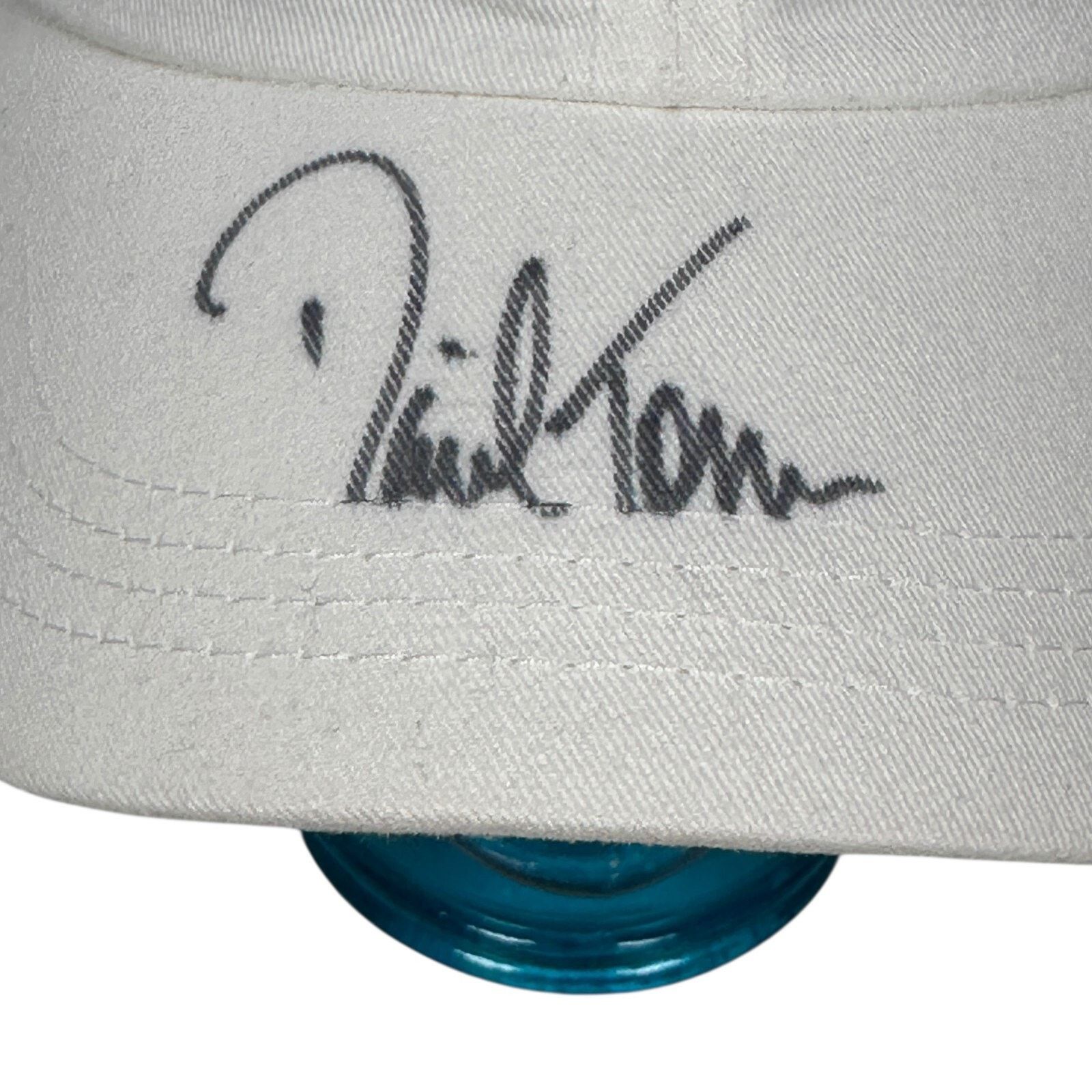Imperial David Toms Autographed Hat Men’s White Lincoln Financial Size ONE SIZE - 2 Thumbnail