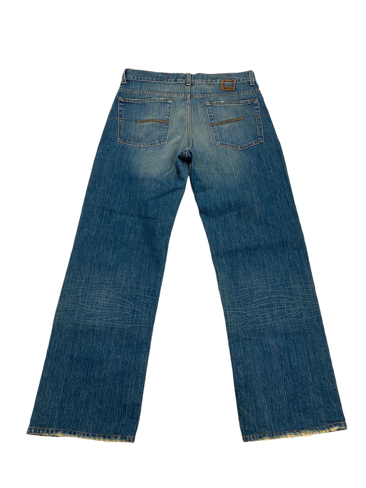 Howe Vintage Howe Tailored Denim Low Rise Straight Jeans Grunge Size US 30 / EU 46 - 2 Thumbnail