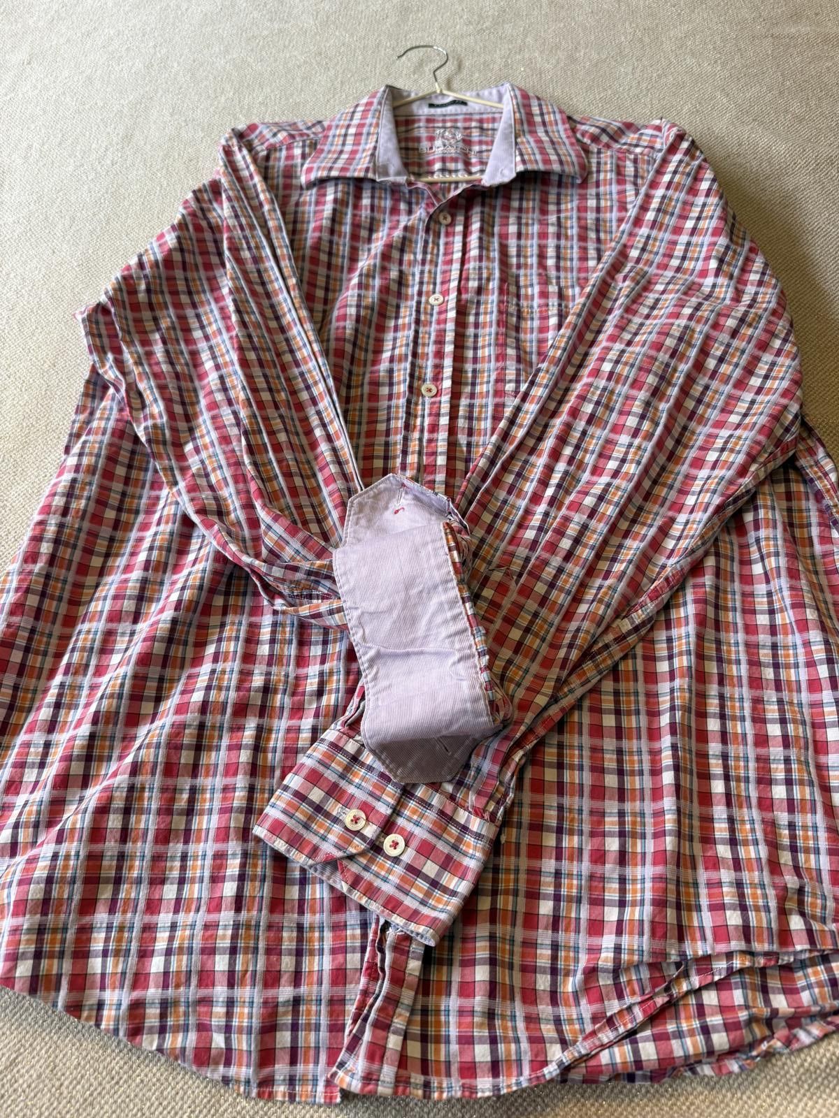 BUGATCHI Bugatchi Uomo Classic Fit Long Sleeve Plaid Shirt Size US L / EU 52-54 / 3 - 1 Thumbnail