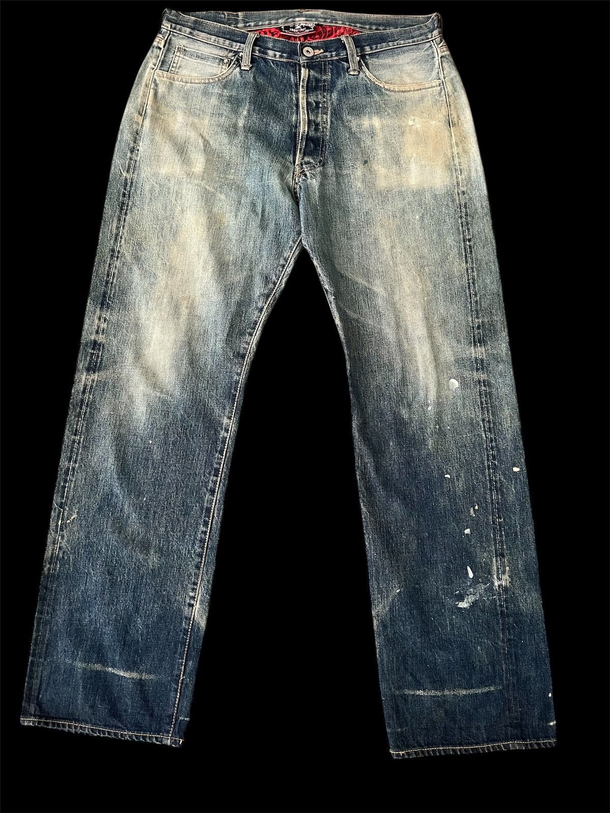 If Six Was Nine × Japanese Brand × Vintage Vintage Selvadge Isquare Denim Size US 34 / EU 50 - 1 Thumbnail