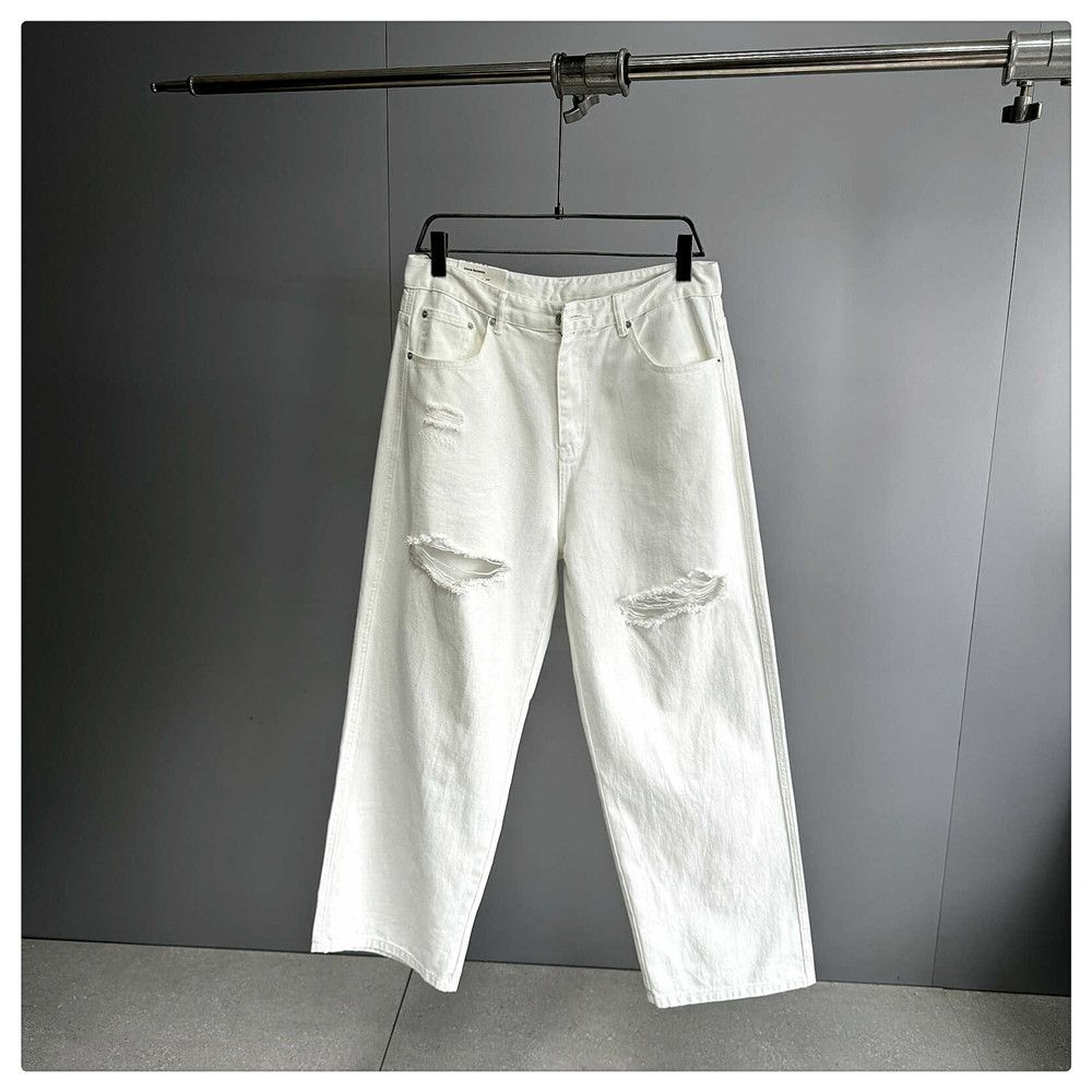 Jean × Vintage Ripped Baggy Jeans Skate Size US 31 - 6 Thumbnail