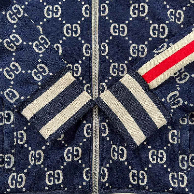 Gucci Gucci Blue full-print jacket 2503-Nextarrow Size US S / EU 44-46 / 1 - 3 Thumbnail