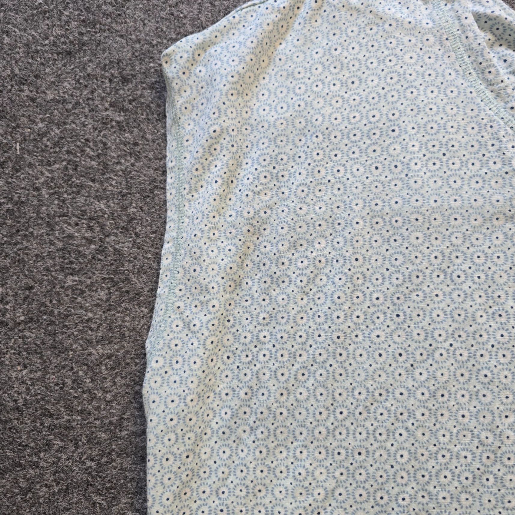 Talbots Talbots Top Womens 3X Green Dotted Short Sleeve Round Neck Stretchy Casual T-Shirt Womens Size XXL / US 16-18 / IT 52-54 - 3 Thumbnail