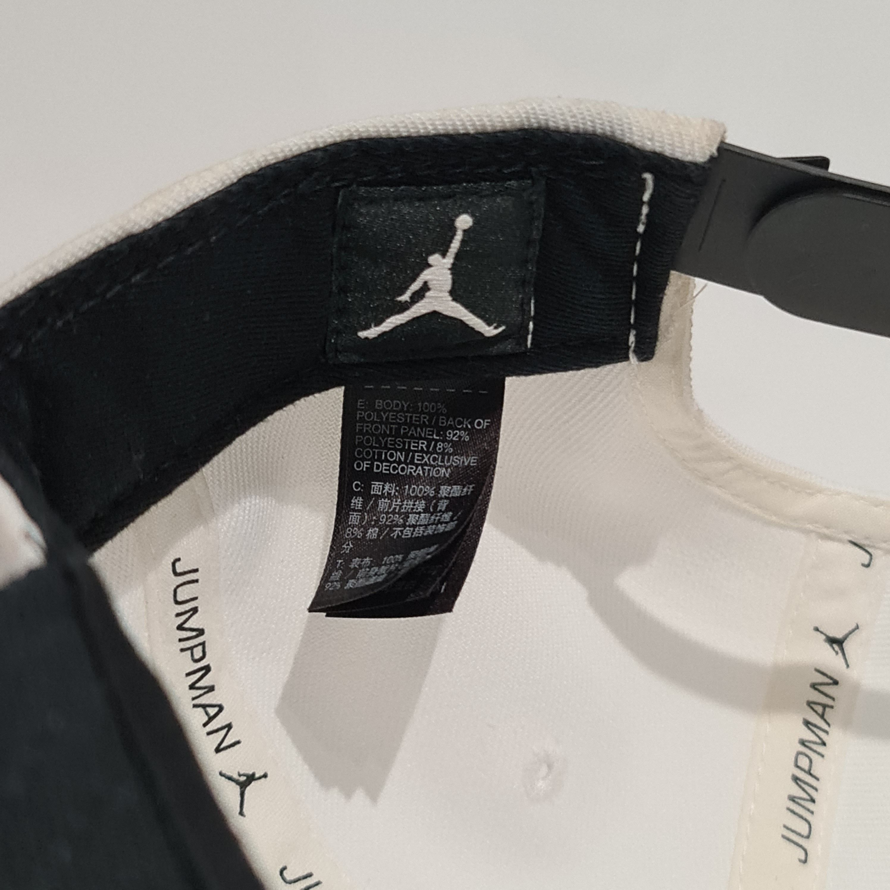Jordan Brand Jordan Cap Snapback 'Air Jordan Space Jam' White/Black Size ONE SIZE - 8 Thumbnail