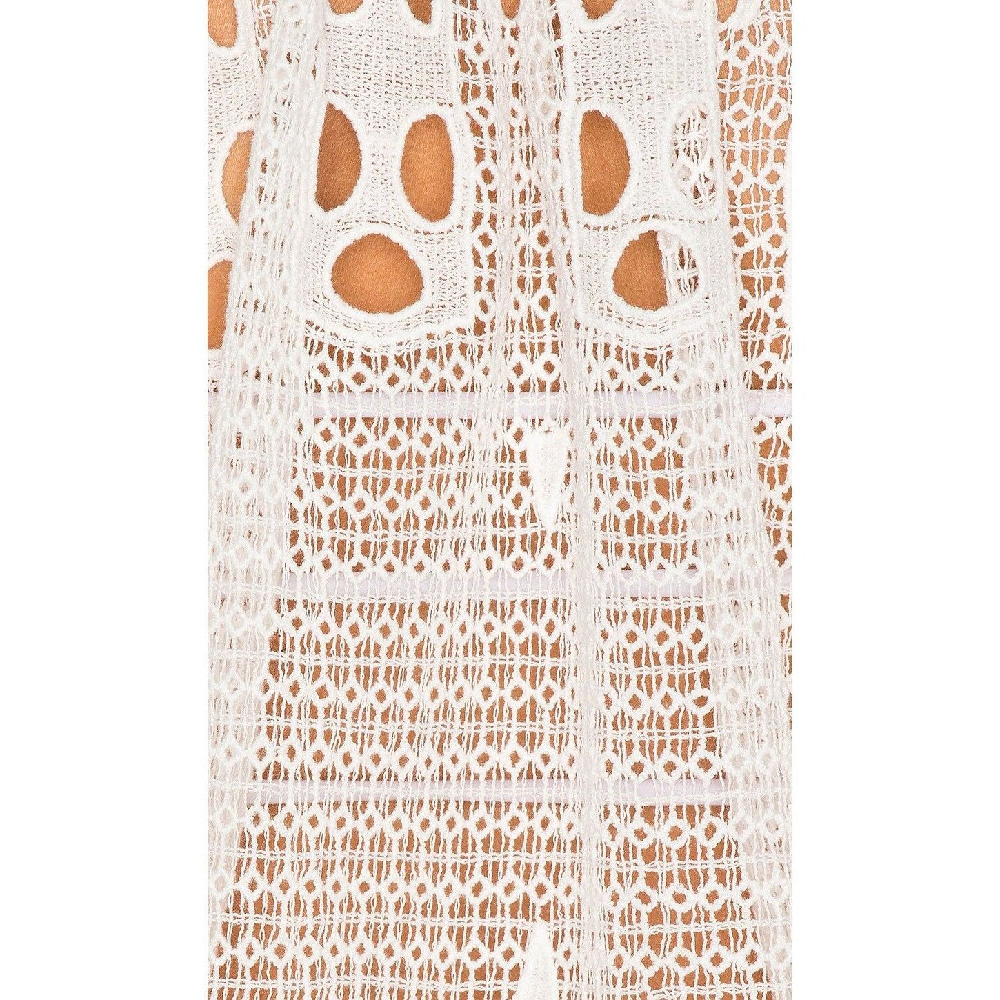 Eberjey Eberjey Spearhead Gianna Crochet Lace Boho Beach Cover-Up Dr Size M / US 6-8 / IT 42-44 - 9 Thumbnail