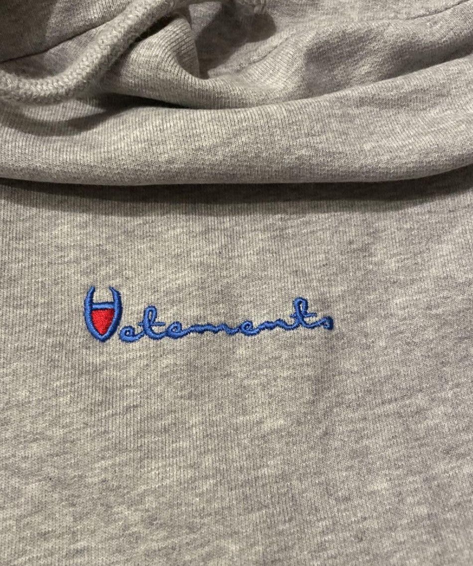 Vetements Vetements Champion SS16 Reversible Hoodie Size US S / EU 44-46 / 1 - 3 Thumbnail