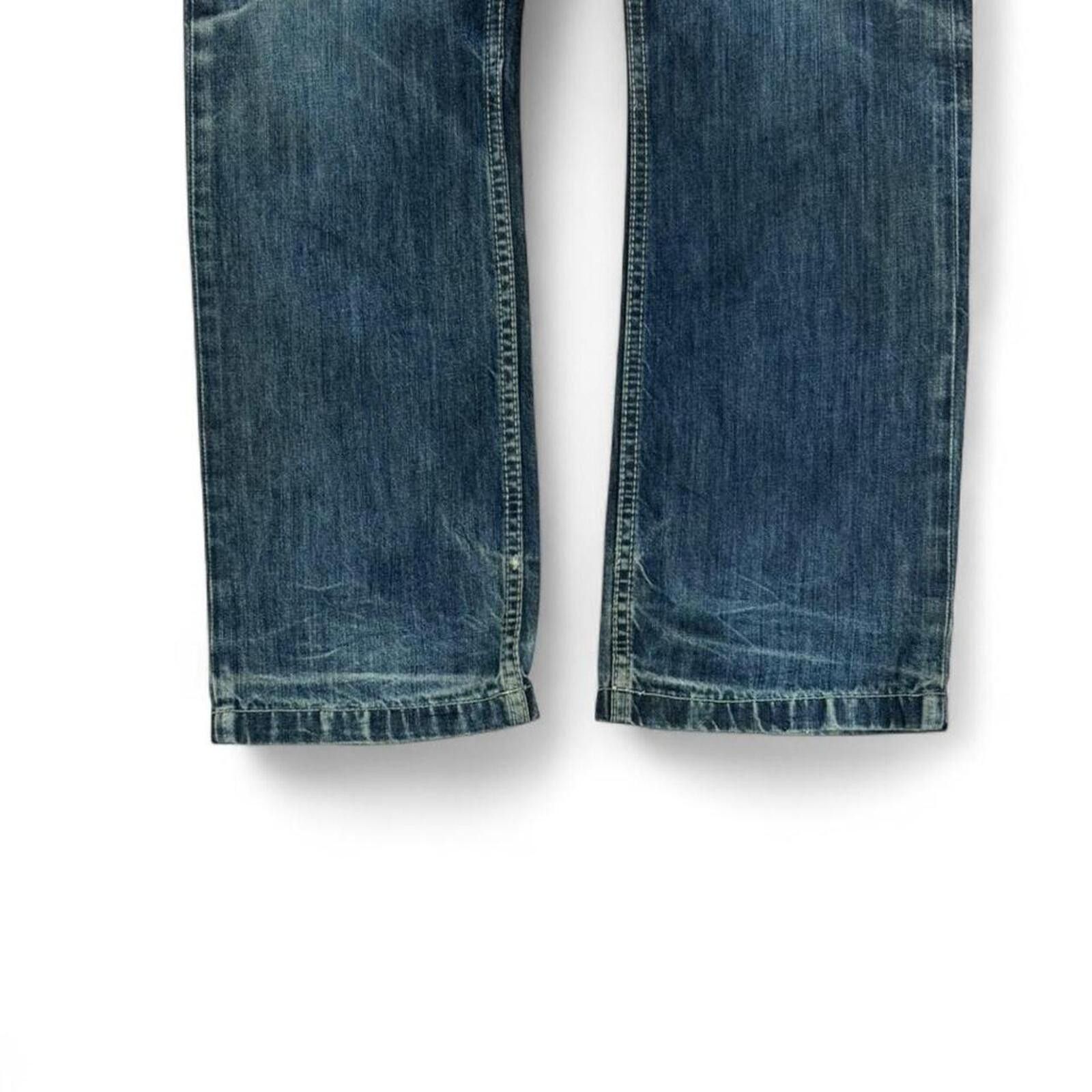 True Religion Y2K Vintage Ultra Rare Jizo denim jeans Size US 27 - 6 Thumbnail