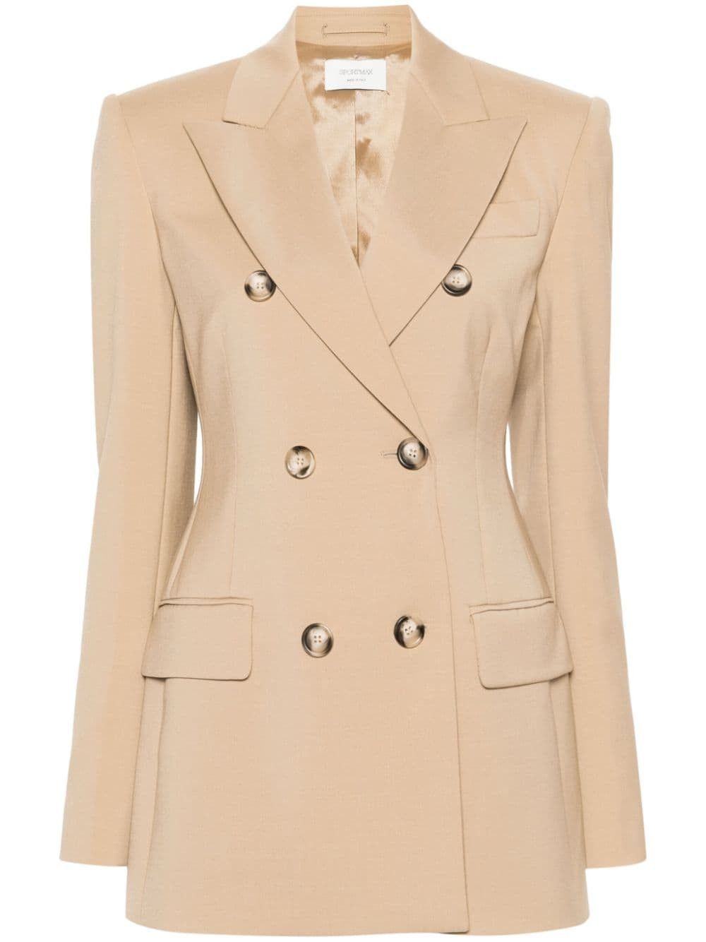 Sportmax WOOL DOUBLE-BREASTED JACKET Size S / US 4 / IT 40 - 1 Thumbnail