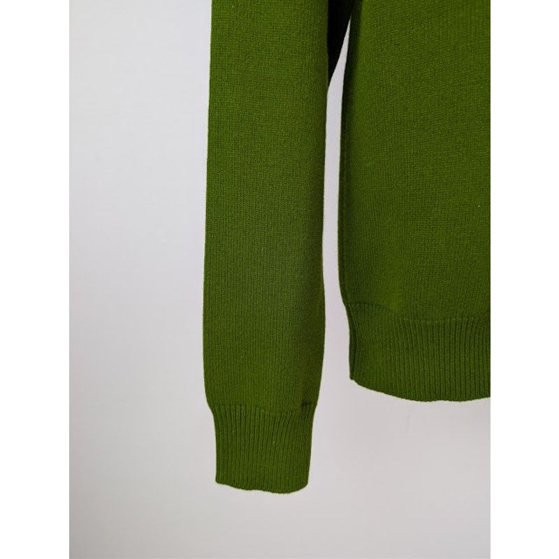 Bottega Veneta o1rshd1 Classic Cashmere Sweater in Olive Green Size US M / EU 48-50 / 2 - 6 Thumbnail