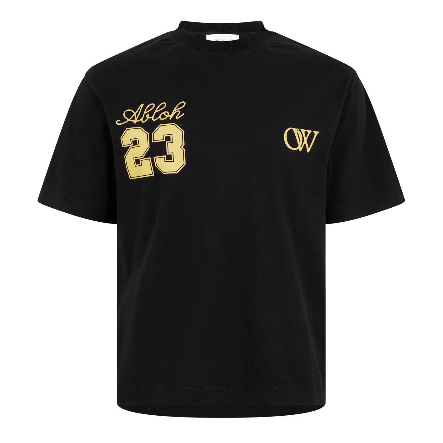 Off-White o1g2r1mq0226 23 Skate Oversized Fit T-Shirt In Black Size US M / EU 48-50 / 2 - 1 Thumbnail