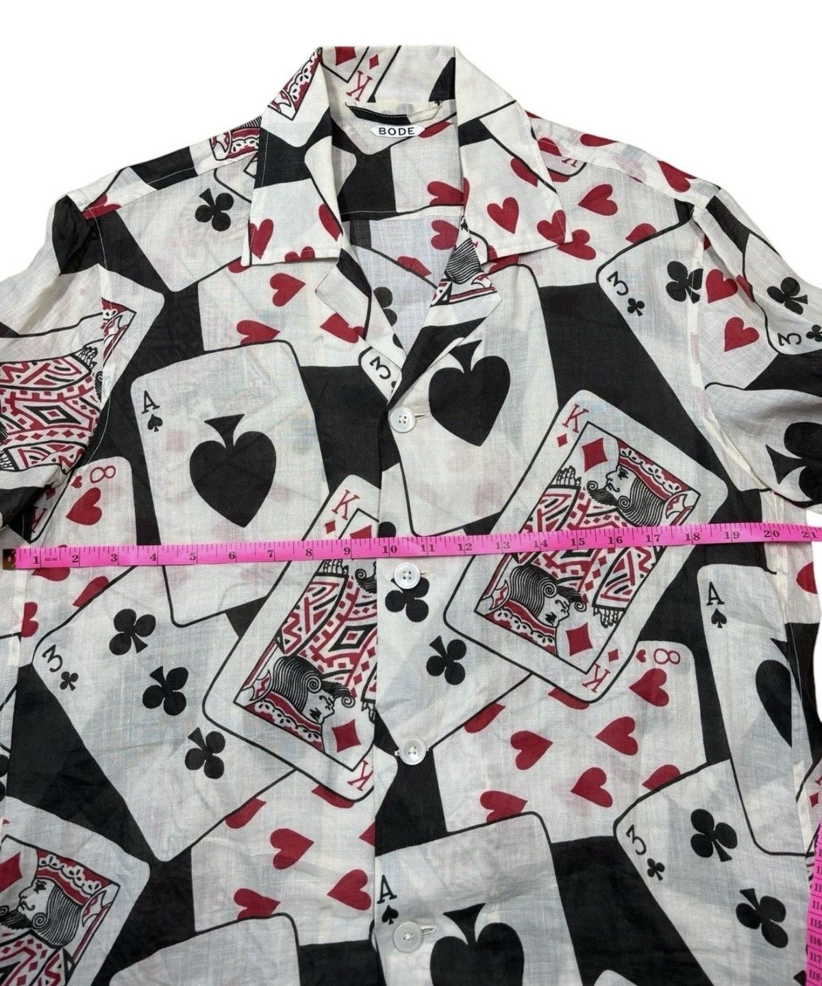 Bode Bode Cards Shirt Size US S / EU 44-46 / 1 - 4 Thumbnail