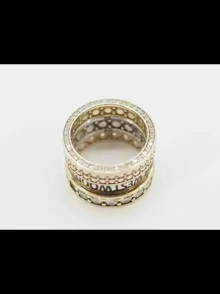 Vivienne Westwood Vivienne Westwood 925 silver zircon Kentish Ring Size ONE SIZE - 4 Thumbnail