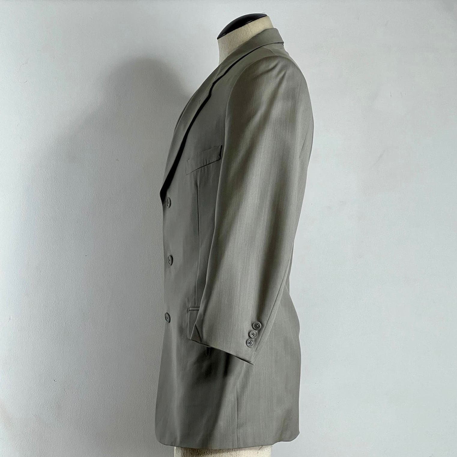 Corneliani Corneliani Made Italy Mens Light Gray Wool Blazer Jacket 40R Size US M / EU 48-50 / 2 - 16 Thumbnail