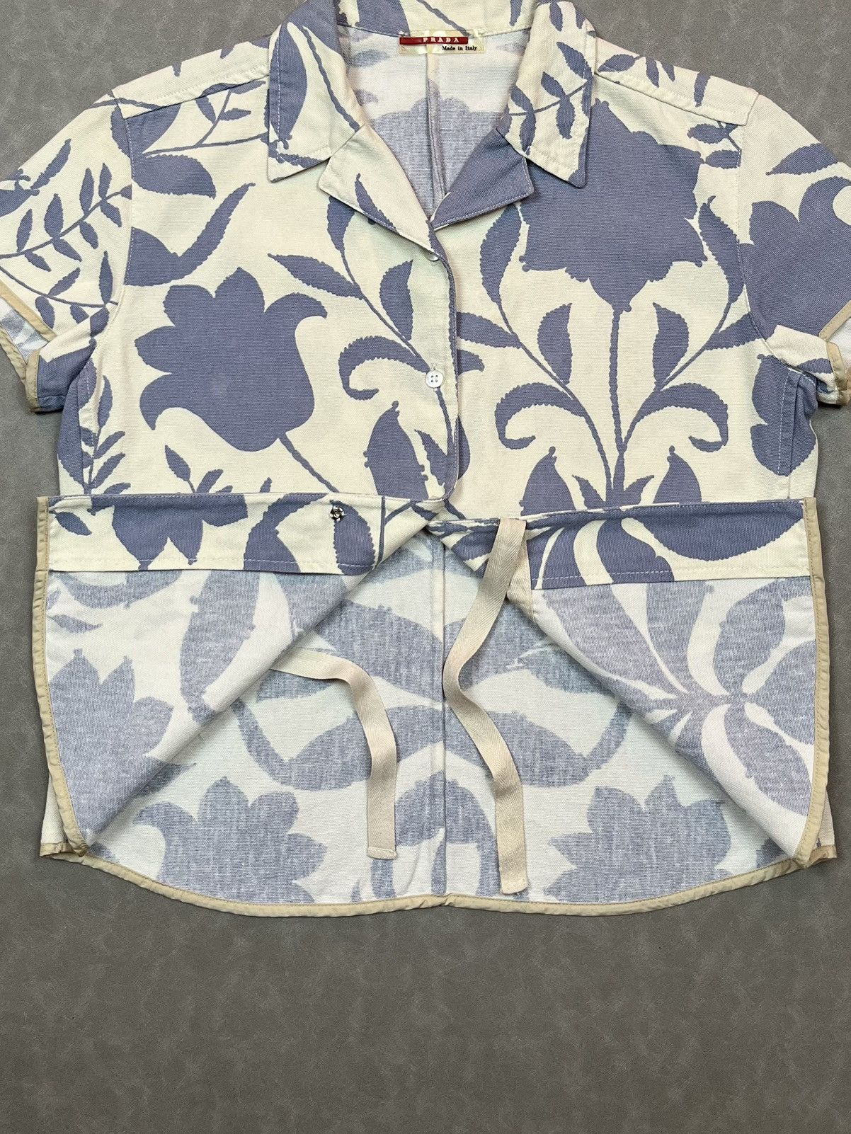 Prada Prada floral button up shirt Size S / US 4 / IT 40 - 5 Thumbnail