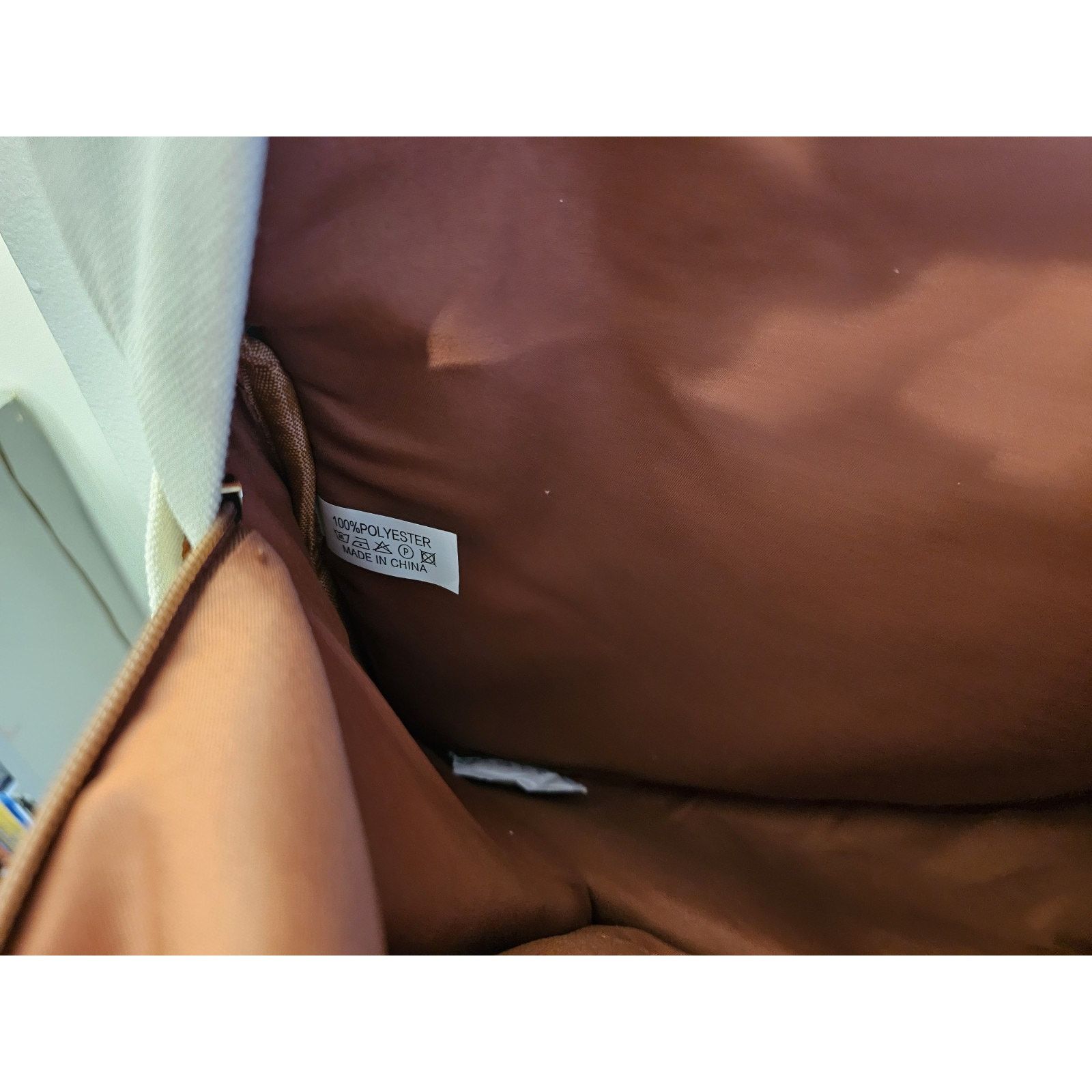 Other New Loulu Large Canvas Tan/Beige Backpack-Vegan Leather wBag Size ONE SIZE - 8 Thumbnail