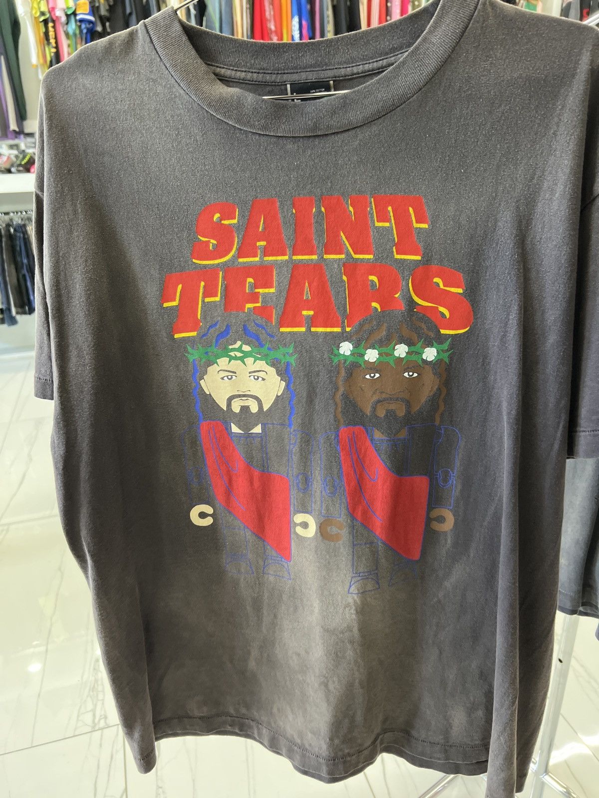 Saint Michael Saint Michael x Denim Tears Tee Purple Size US L / EU 52-54 / 3 - 1 Thumbnail
