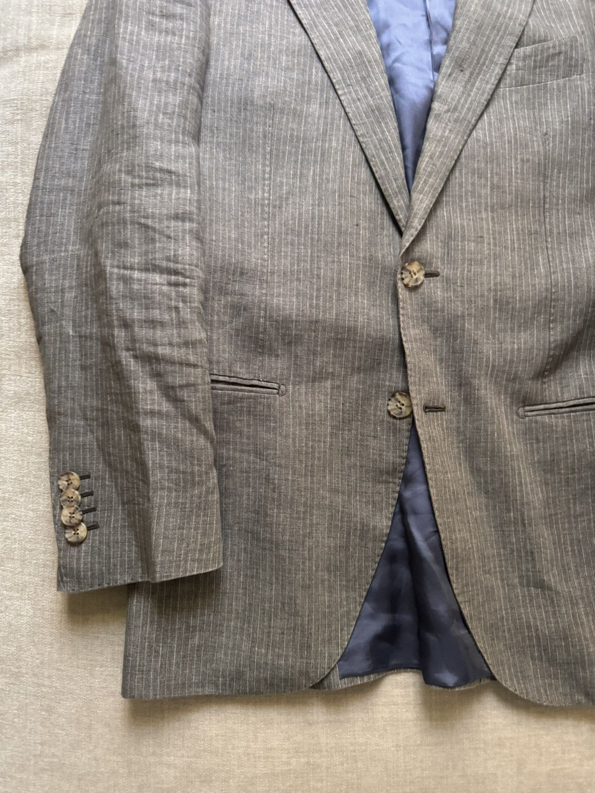 Suitsupply SUITSUPPLY Pure Woven in Italy Linen Jacket Size 36R - 4 Thumbnail