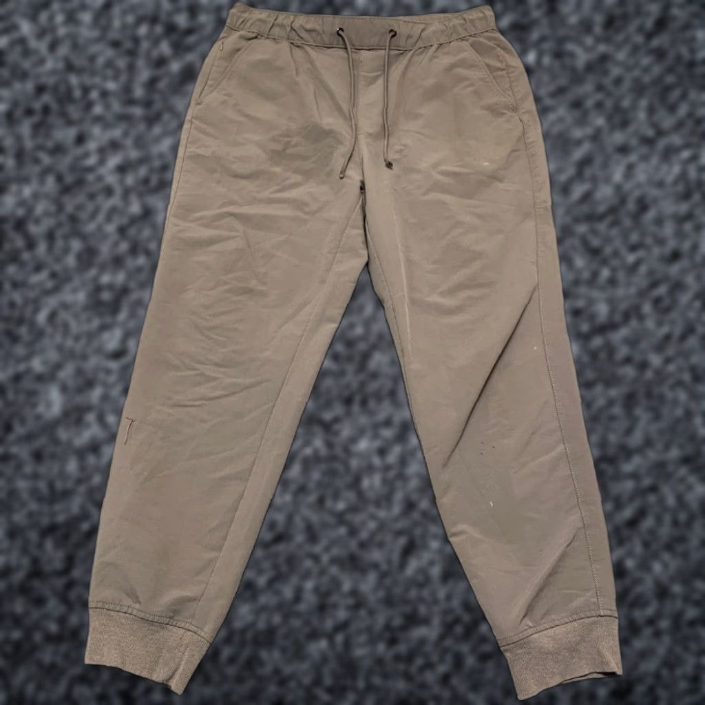 Vintage Goodfellow & Co Jogger Pants Mens Medium Gray Stretch Drawstring Tapered Leg Size US 31 - 1 Thumbnail