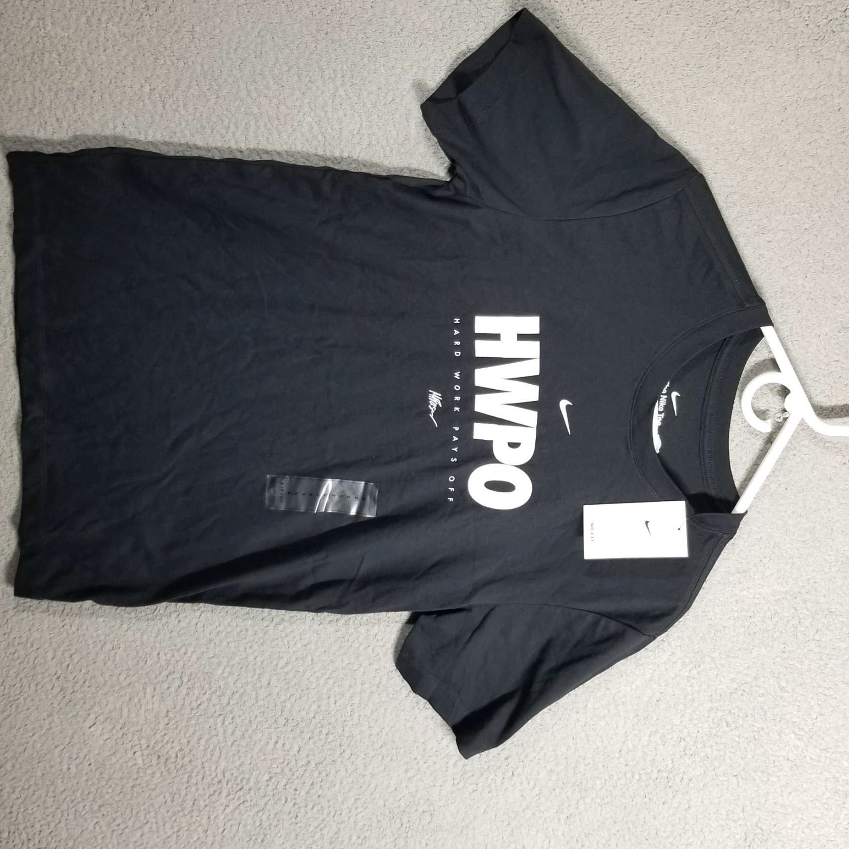Nike Nike CrossFit T-Shirt Mens Small Black Nike Dri-FIT Fraser HWPO Graphic Print 2020s 010 DA1594 Size US S / EU 44-46 / 1 - 2 Thumbnail