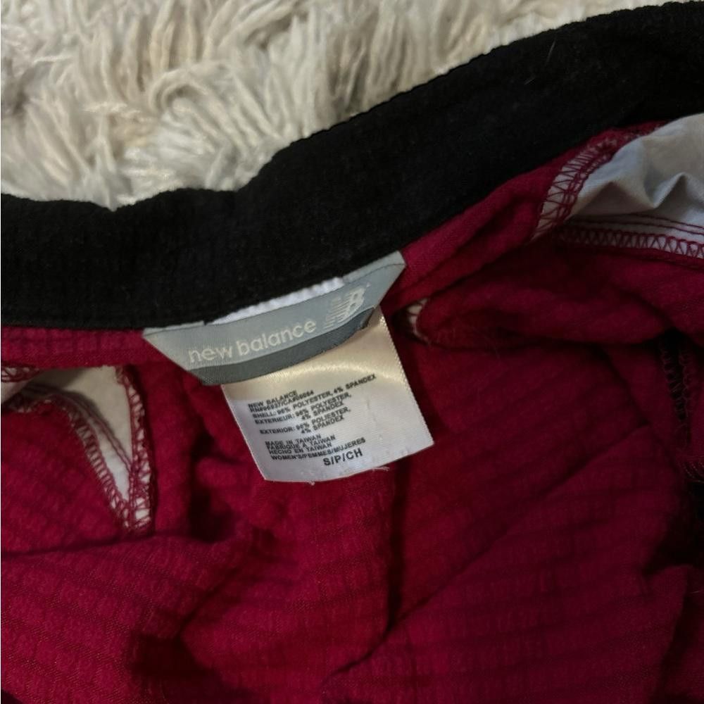 New Balance New Balance Women's Red & Black Fleece Jacket, Size M Size M / US 6-8 / IT 42-44 - 6 Thumbnail