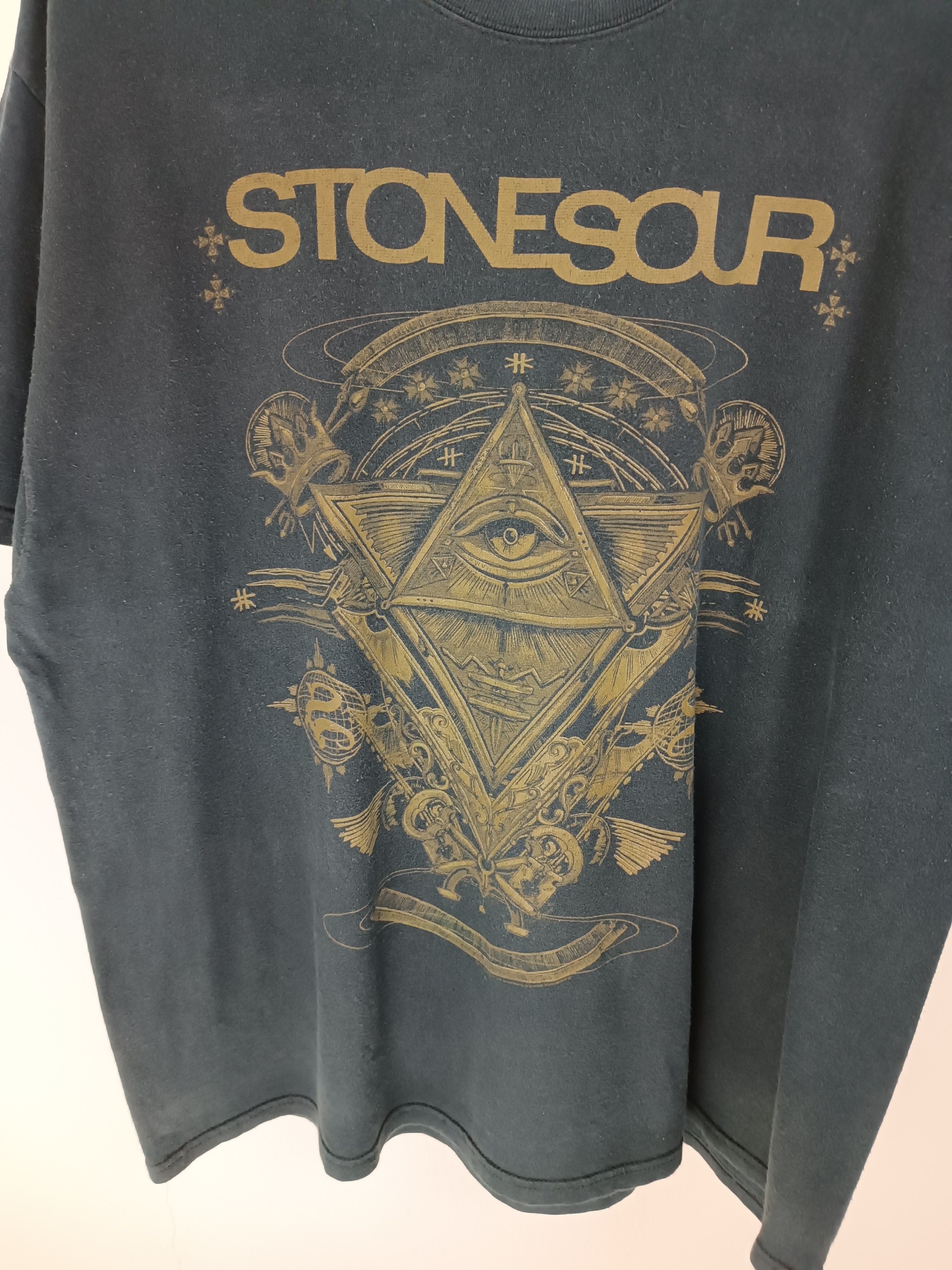 Band Tees VINTAGE 2000s STONE SOUR TEE slipknot disturbed flyleaf Size US XL / EU 56 / 4 - 6 Thumbnail