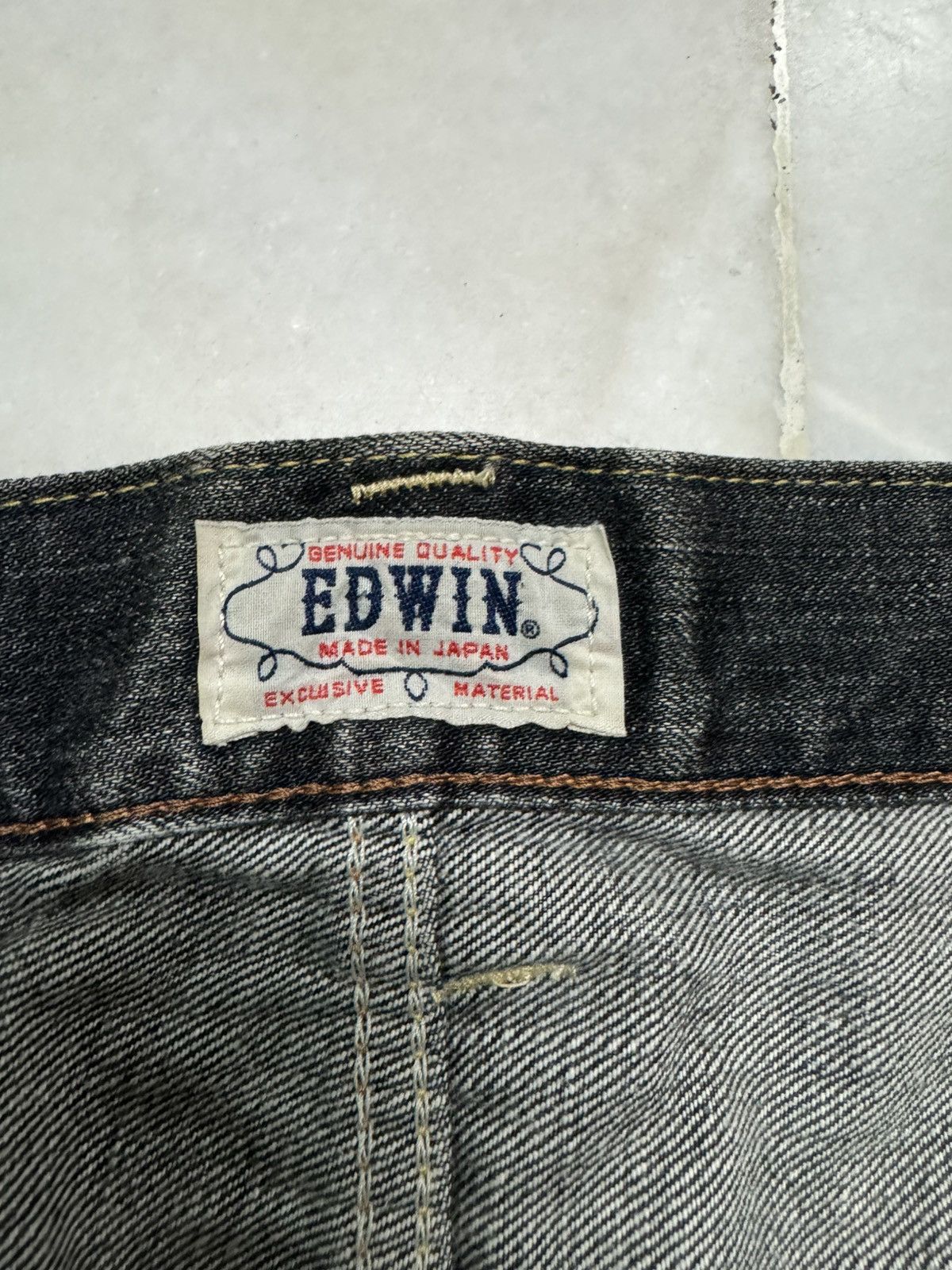 Edwin BIG SIZE💥INSANE EDWIN MADE IN JAPAN MUDWASH WHSIKER DISTRES Size US 42 / EU 58 - 9 Thumbnail