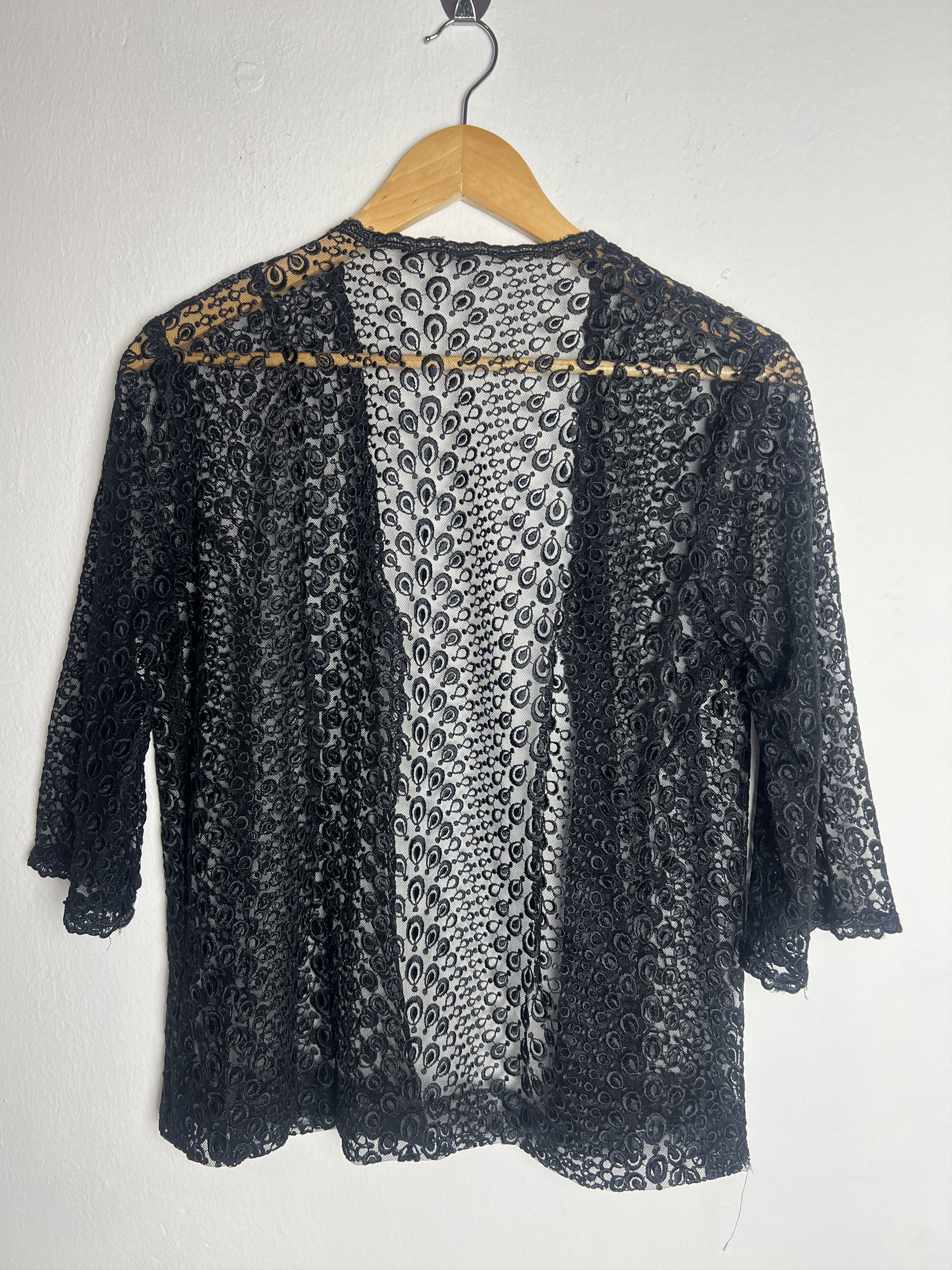 Other Black Lace Cropped Cargidan Size M / US 6-8 / IT 42-44 - 2 Thumbnail