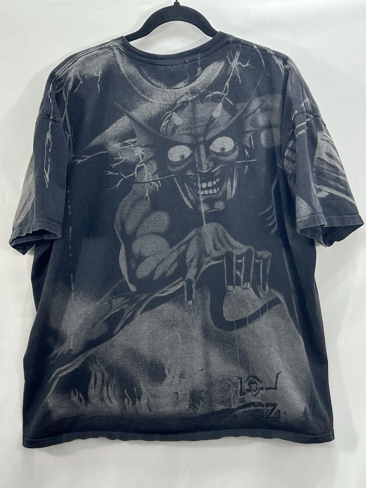 Hanes Vintage Iron Maiden AOP Adult Sz 2XL Heavy Metal Band, #TG Size US XXL / EU 58 / 5 - 4 Thumbnail