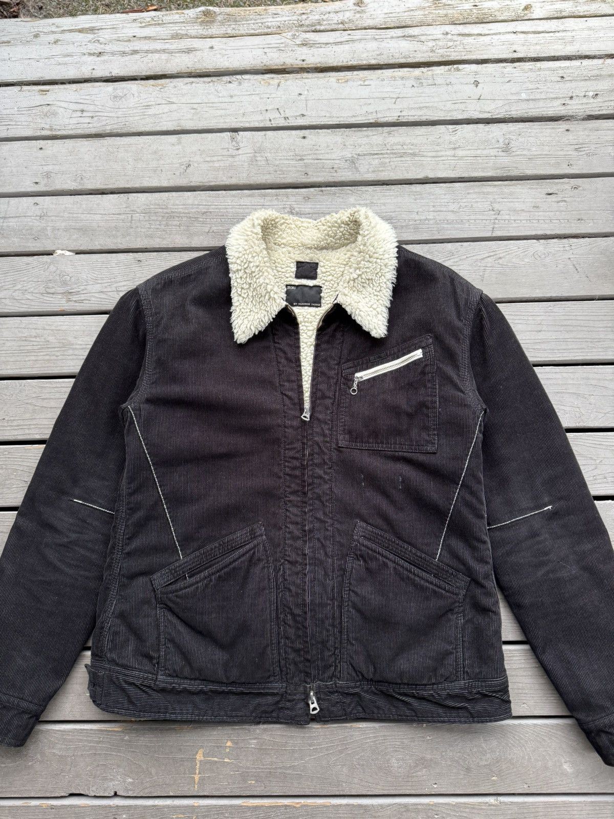 Lee × Number (N)ine number nine lee 91 B black corduroy shearling jacket size L Size US L / EU 52-54 / 3 - 1 Thumbnail