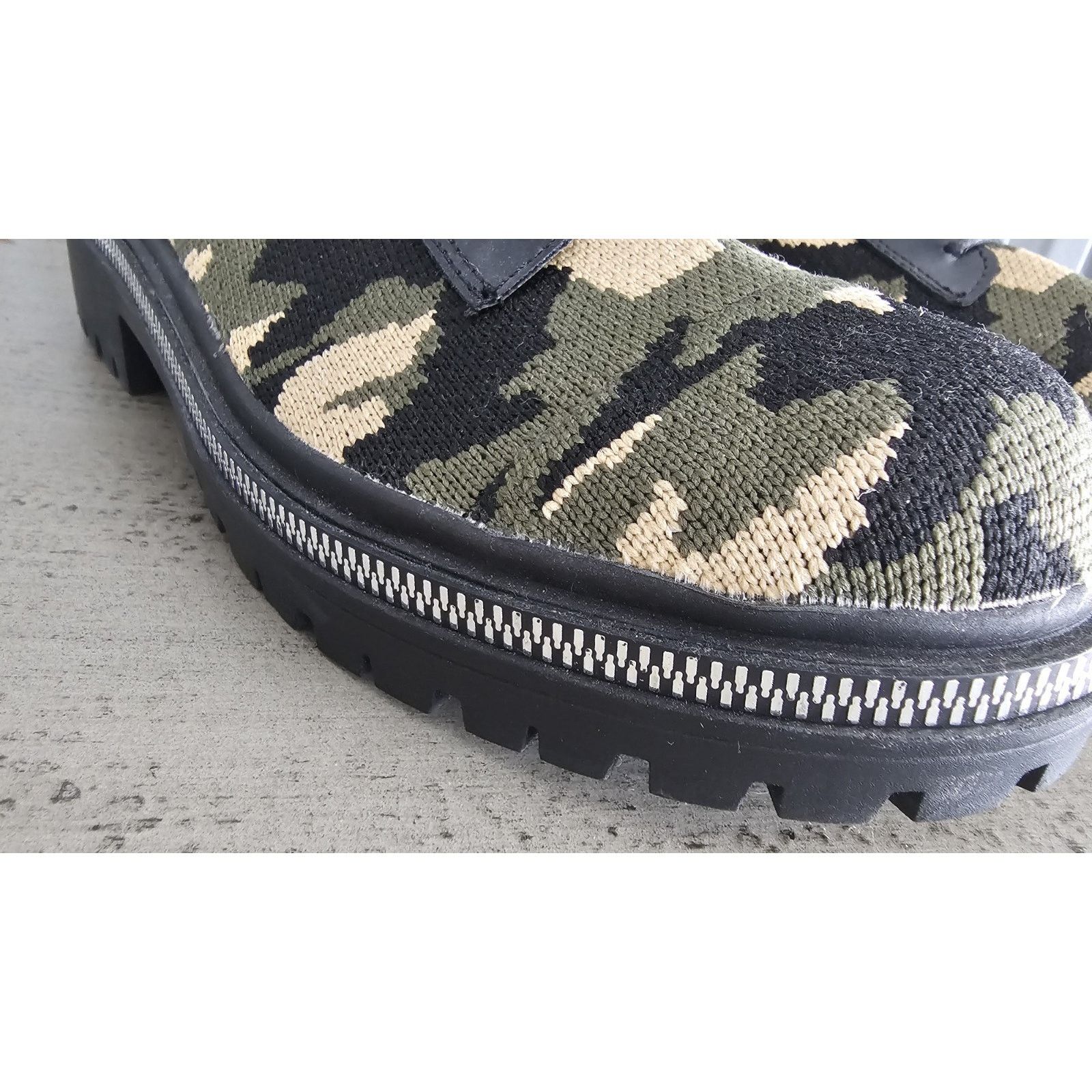 & Other Stories Camouflage Knit Combat Boots , Size 7.5 Size US 7.5 / IT 37.5 - 2 Thumbnail