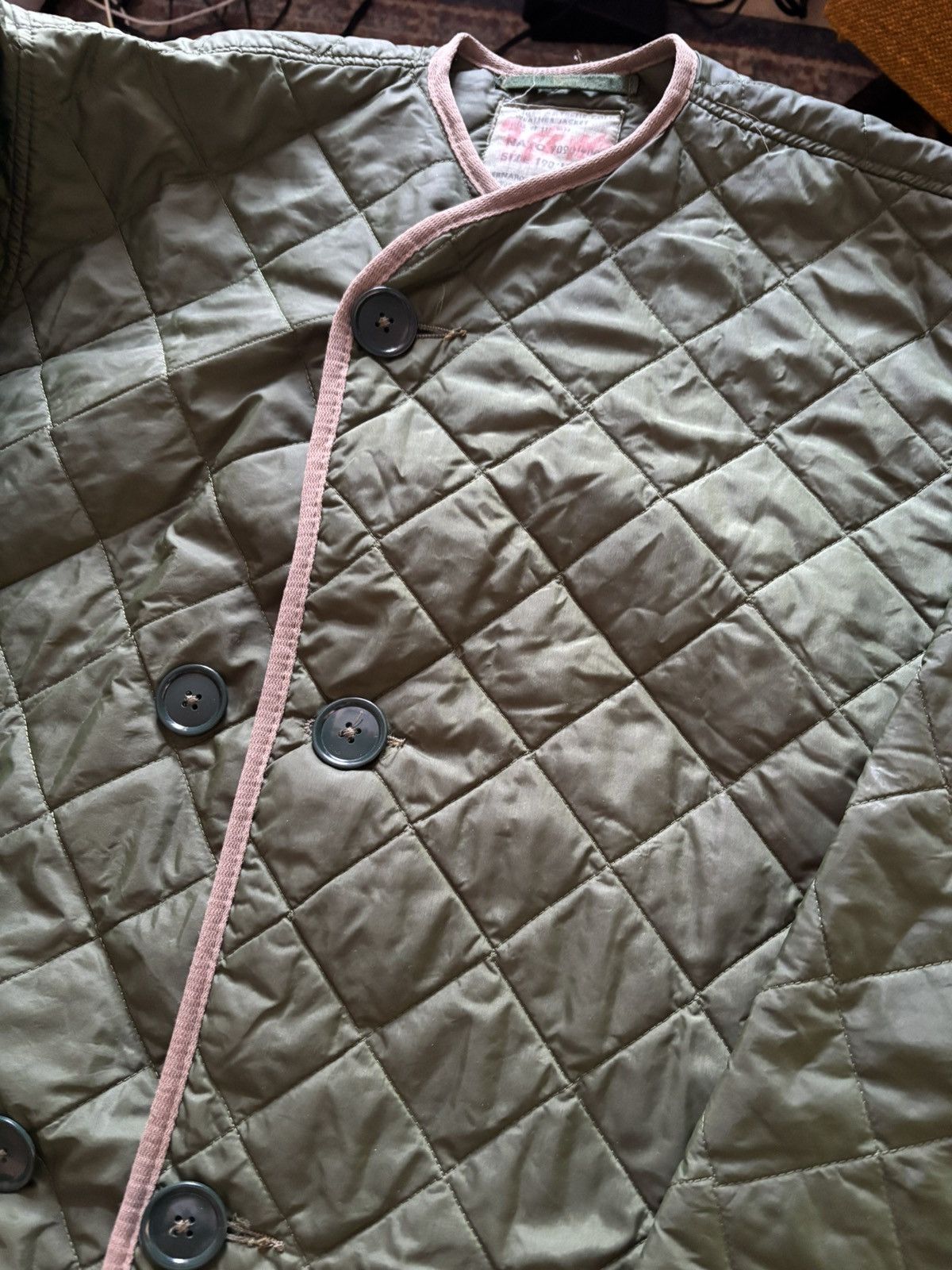 Vintage Vintage Extreme Cold Weather Quilted Military Liner Jacket Size US M / EU 48-50 / 2 - 2 Thumbnail