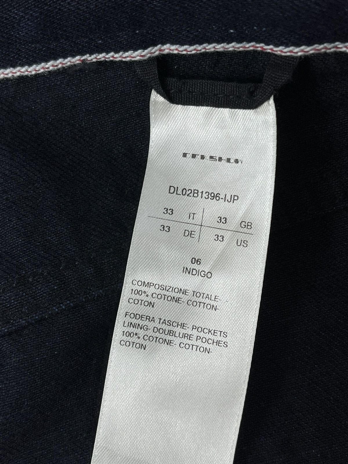 Rick Owens FW22 Rick Owens MIJ Detroit Cut Indigo Raw Denim Jeans Size US 33 - 7 Thumbnail