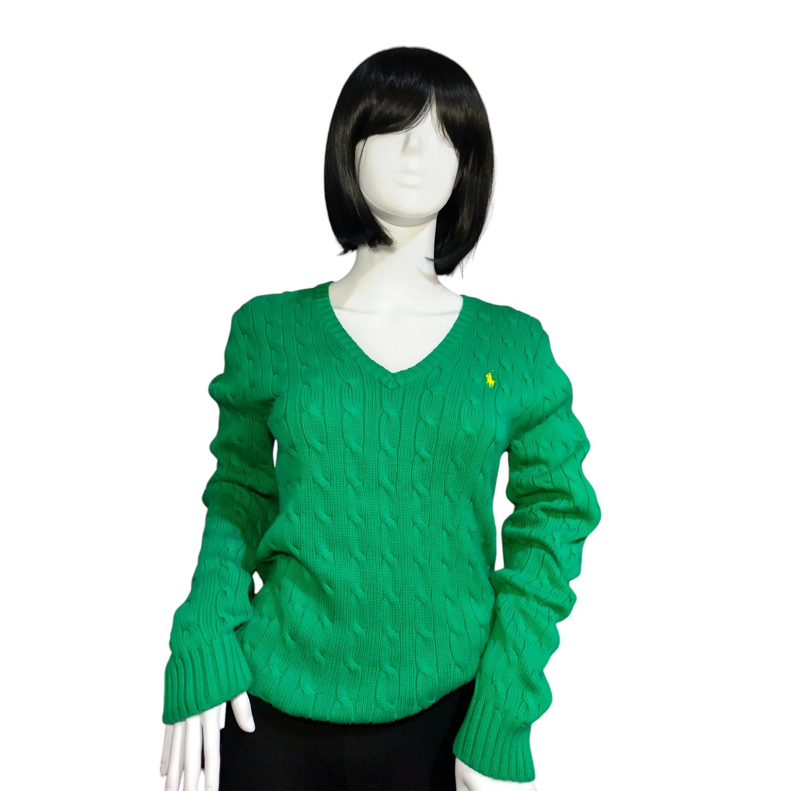 Ralph Lauren Ralph Lauren Sweater Women's Sz Lg Long Sleeve Cable Knit Size L / US 10 / IT 46 - 1 Thumbnail