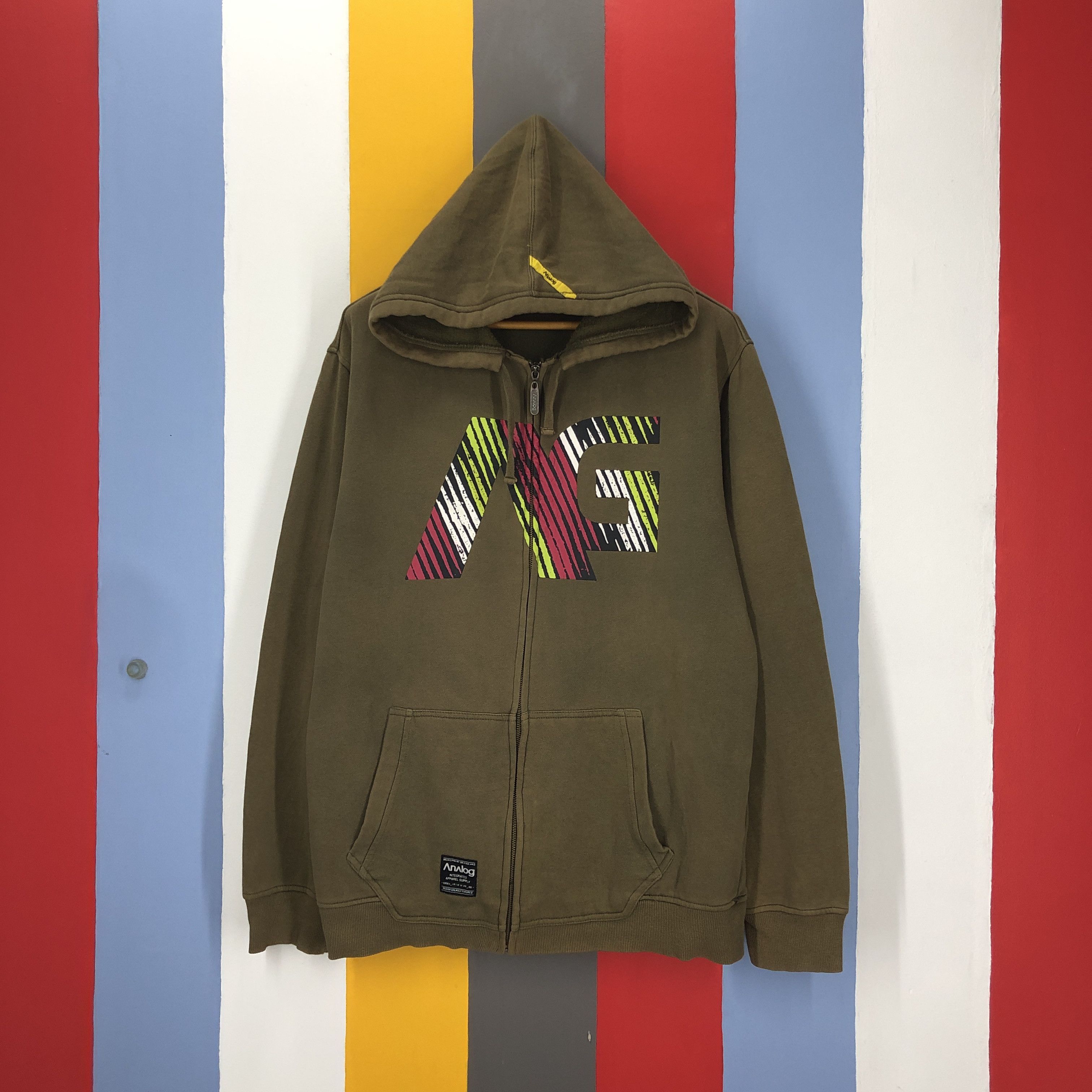 Analog ANALOG Zipper Hoodie #1590/01 Size US L / EU 52-54 / 3 - 1 Thumbnail