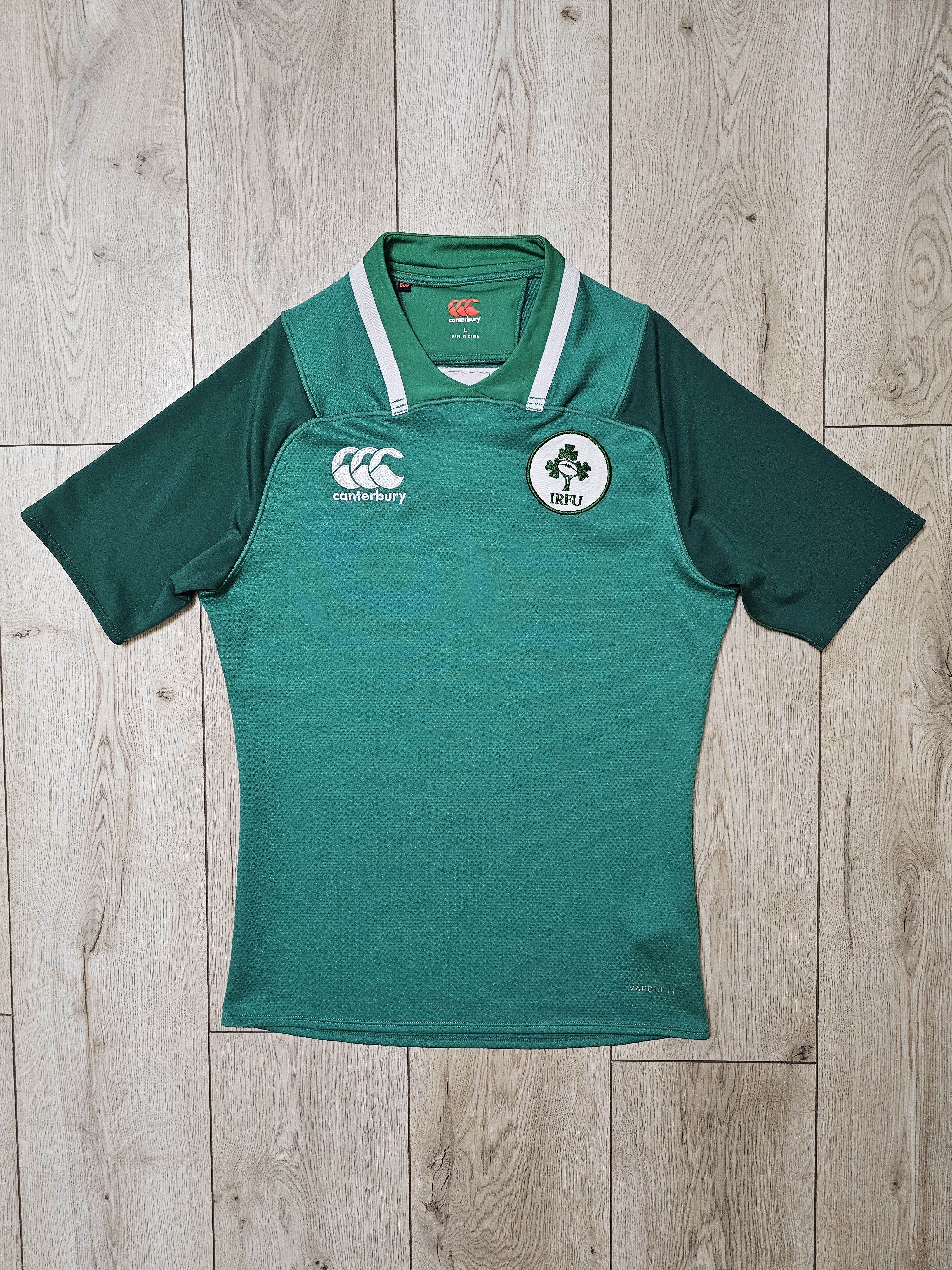 Canterbury of New Zealand IRELAND RUGBY JERSEY IRFU RUGBY SHIRT GREEN Size US M / EU 48-50 / 2 - 1 Thumbnail