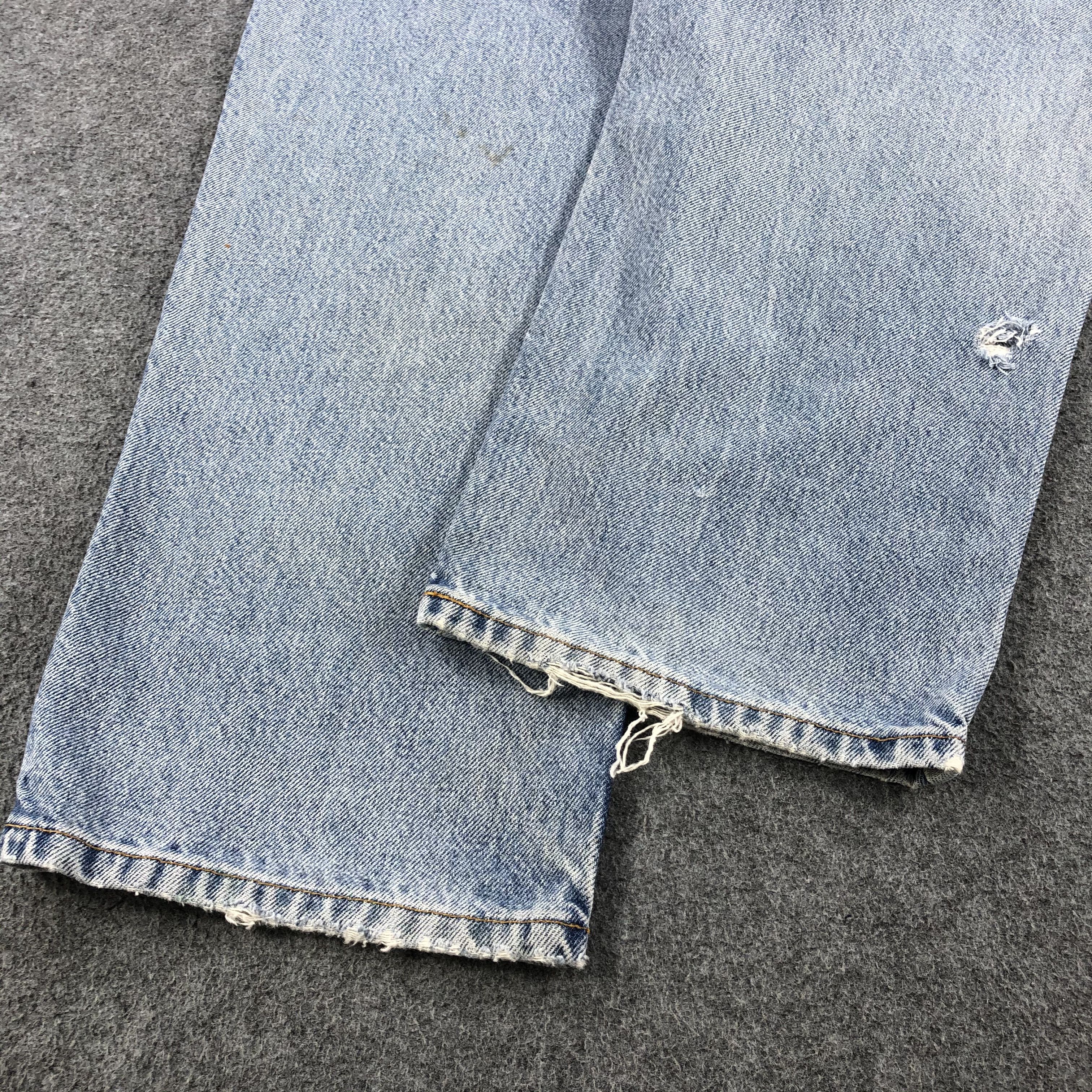 Levi's 90s Vintage Light Wash Levis 545 Jeans-J1514 Size US 43 - 6 Thumbnail