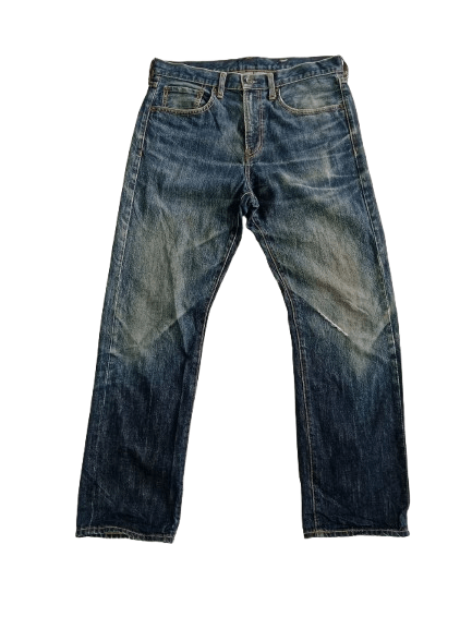 GU G.U Jeans Blue Denim Japanese Brand Size US 32 / EU 48 - 1 Thumbnail